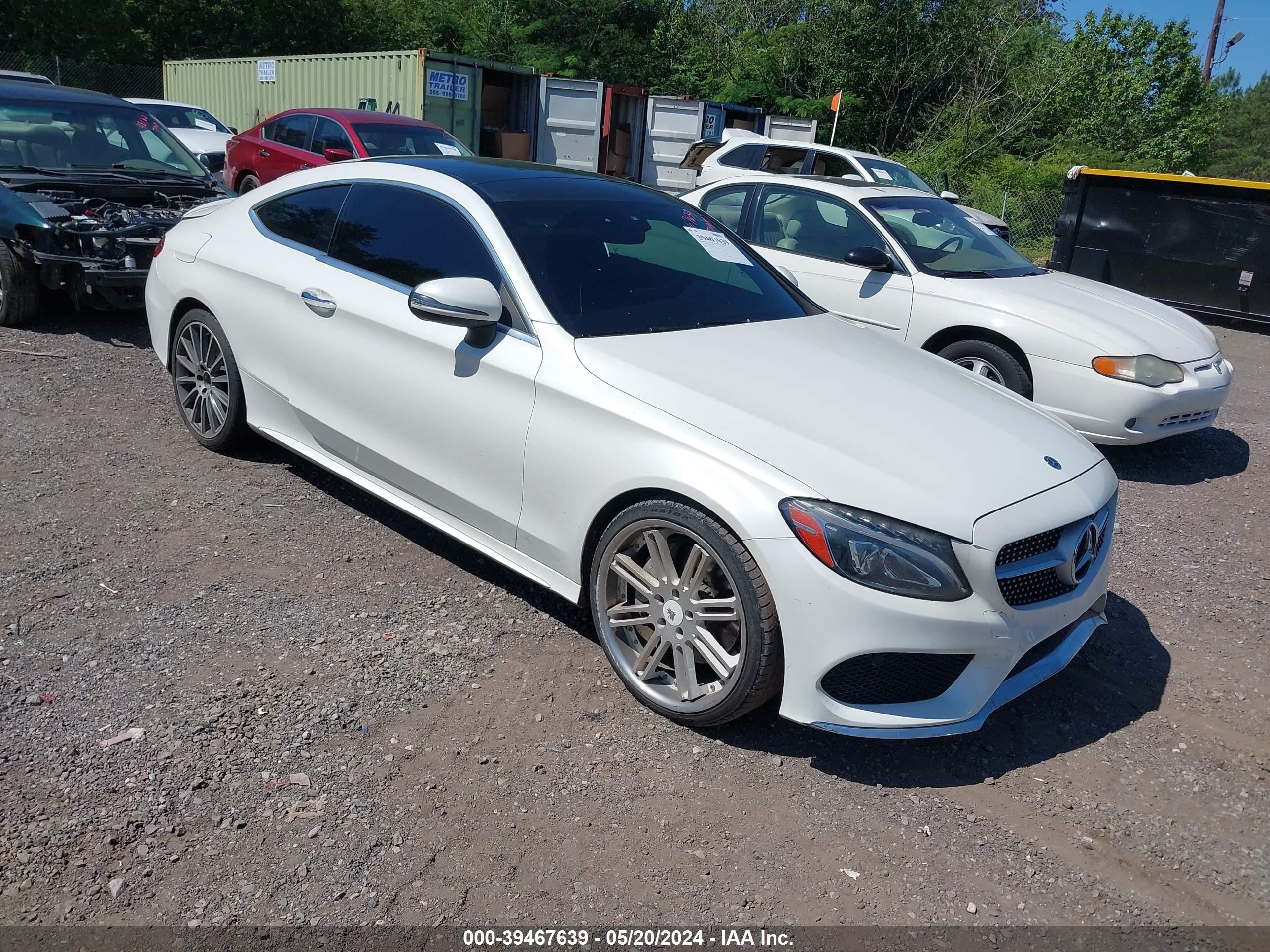 MERCEDES-BENZ C-KLASSE 2017 wddwj4jbxhf380462