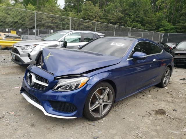 MERCEDES-BENZ C 300 4MAT 2017 wddwj4kb4hf391732