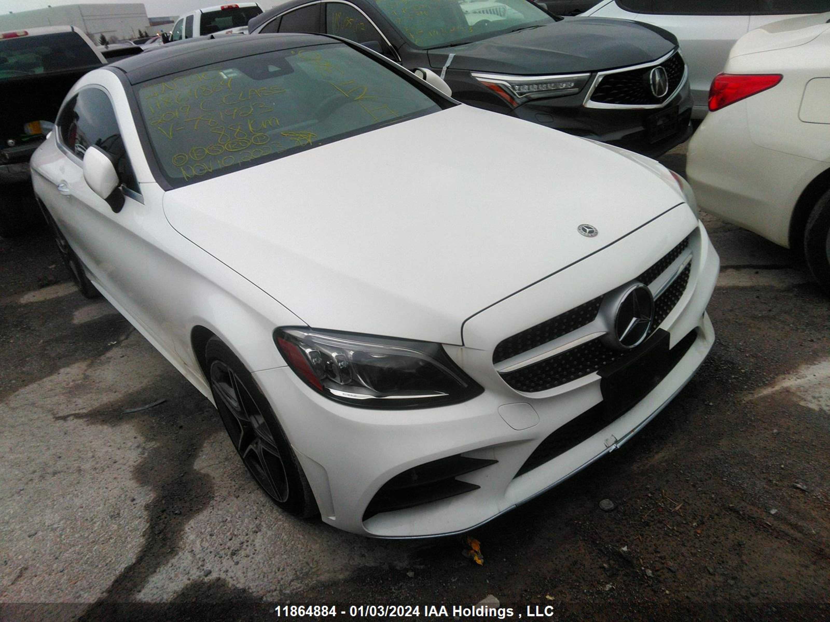 MERCEDES-BENZ C-KLASSE 2019 wddwj8eb8kf781923