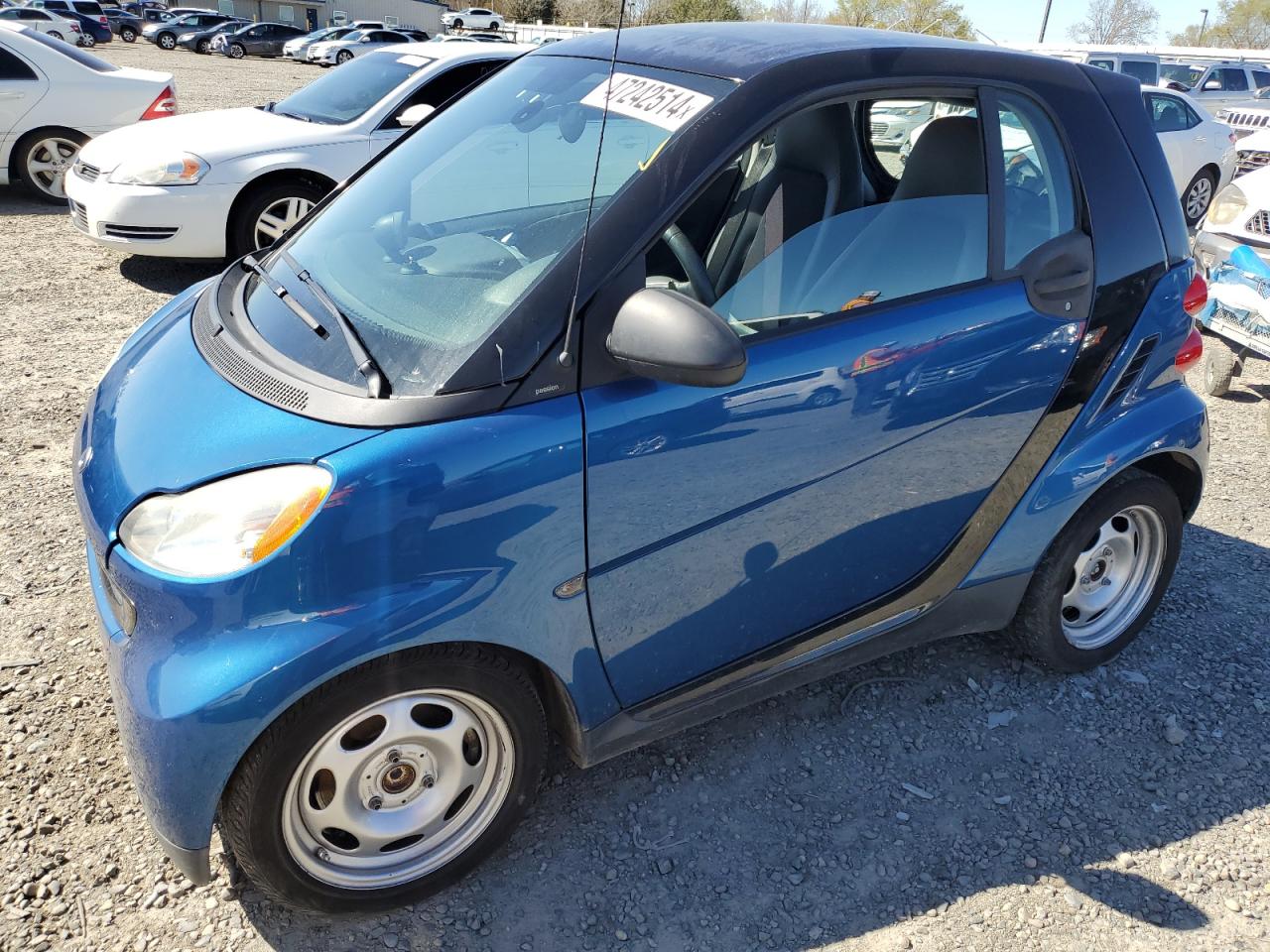 SMART FORTWO 2008 wmeej31x08k187502