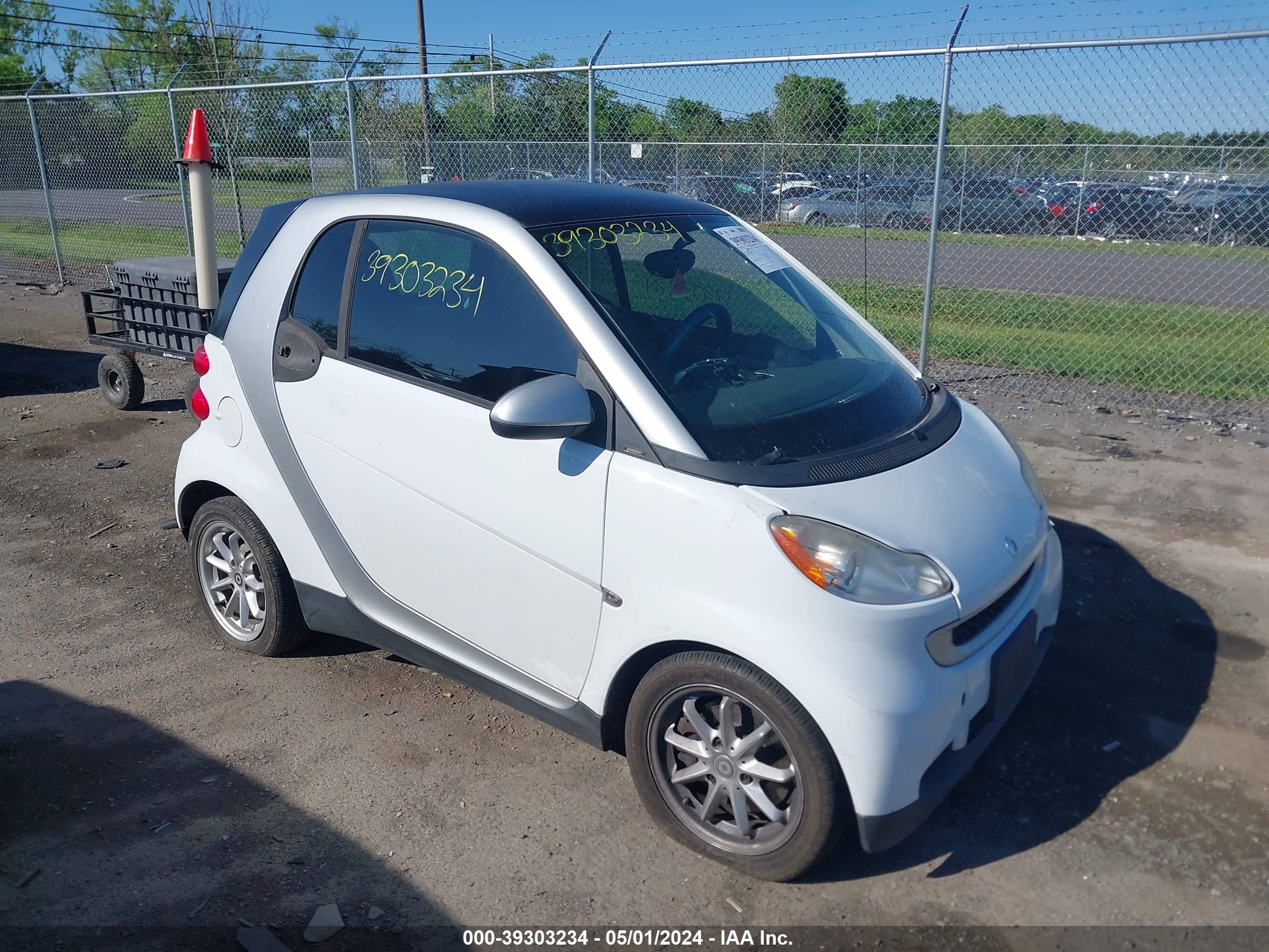 SMART FORTWO 2009 wmeej31x09k246856