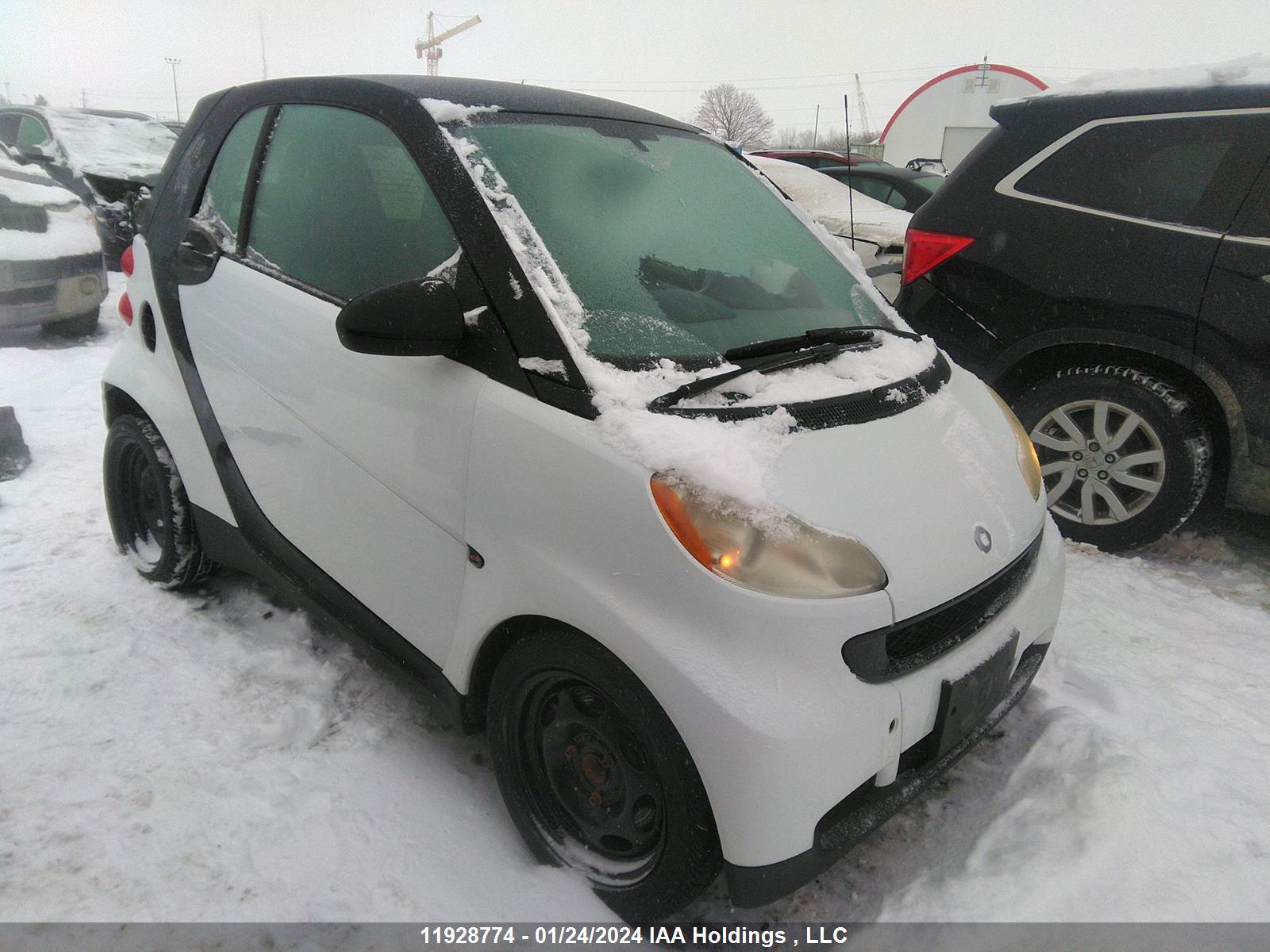 SMART FORTWO 2008 wmeej31x38k093078