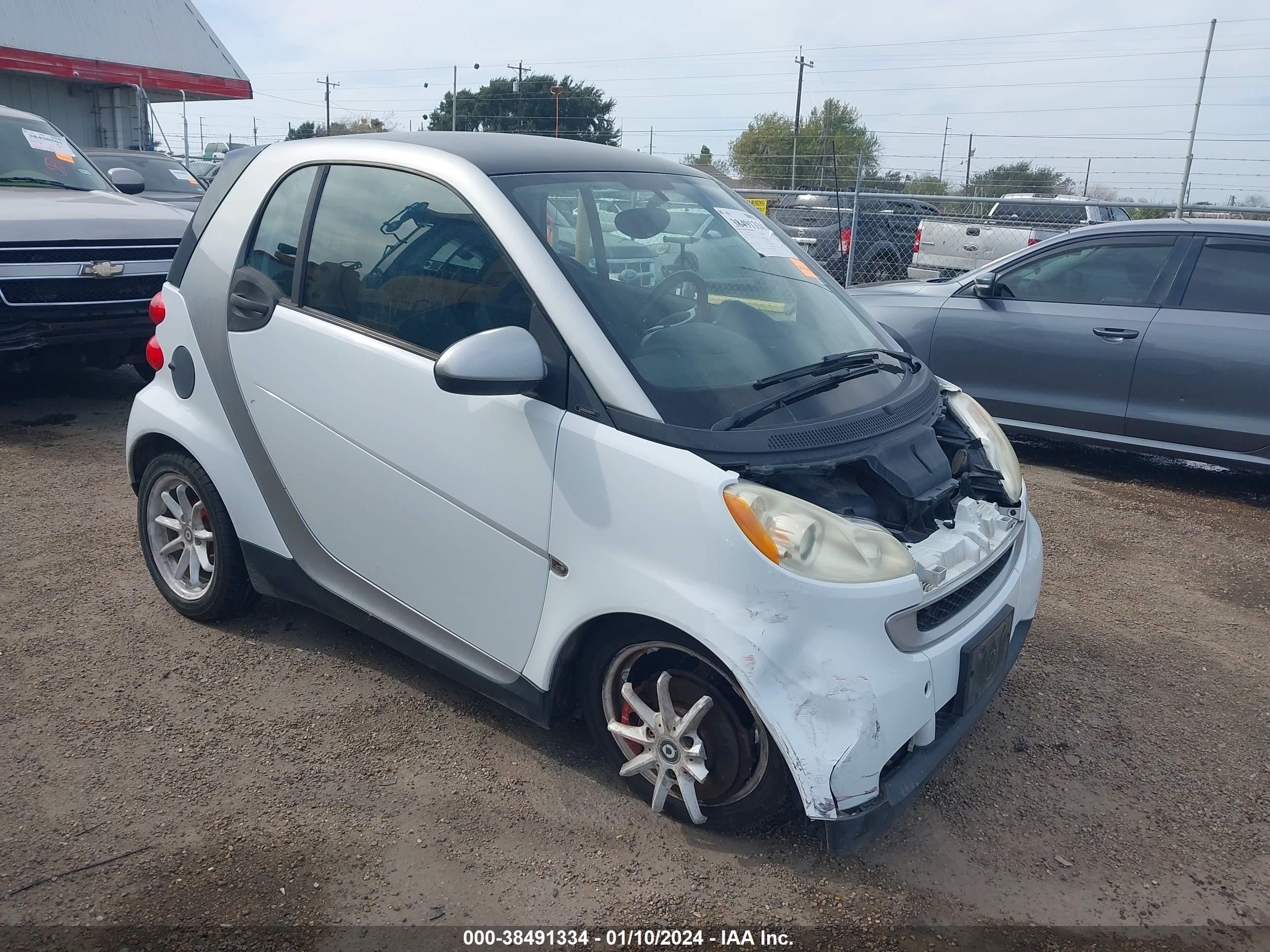 SMART FORTWO 2008 wmeej31x38k131330