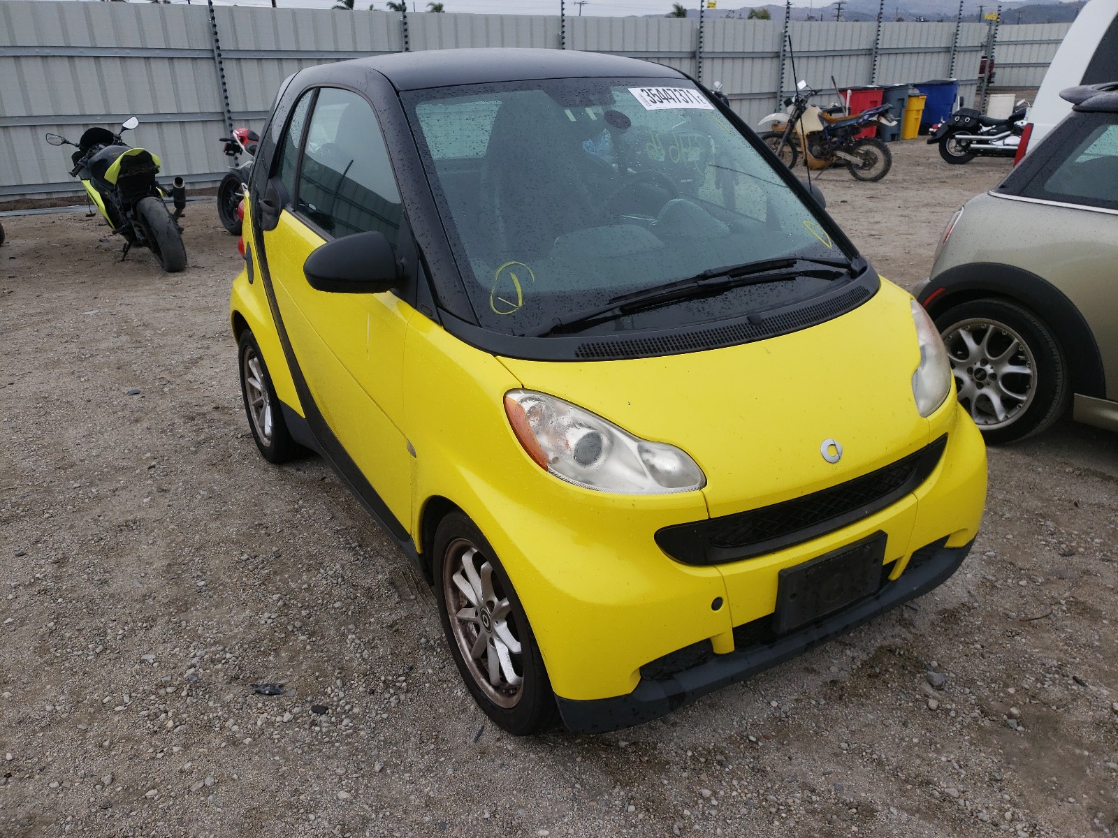 SMART FORTWO PUR 2008 wmeej31x38k203515