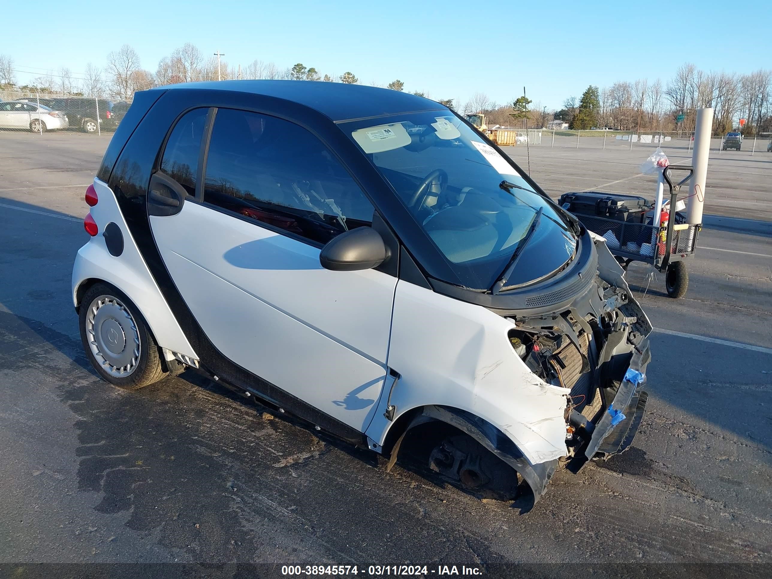 SMART FORTWO 2009 wmeej31x39k328452