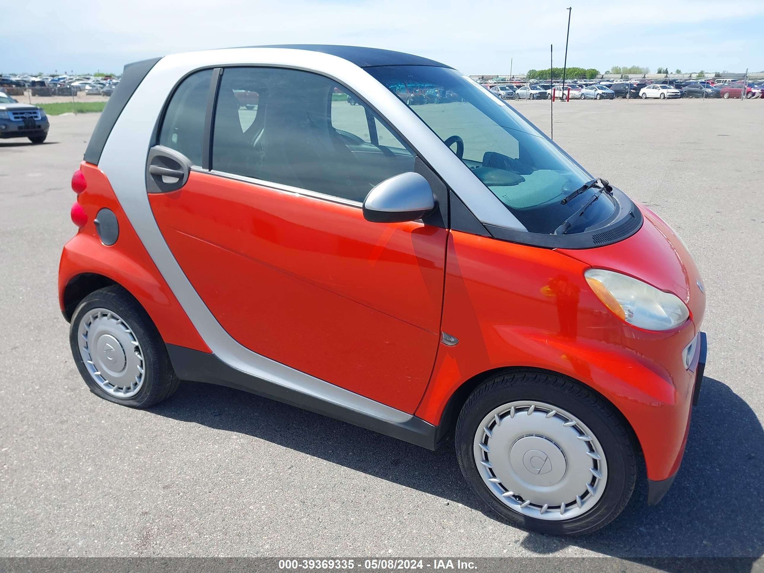 SMART FORTWO 2008 wmeej31x48k160707