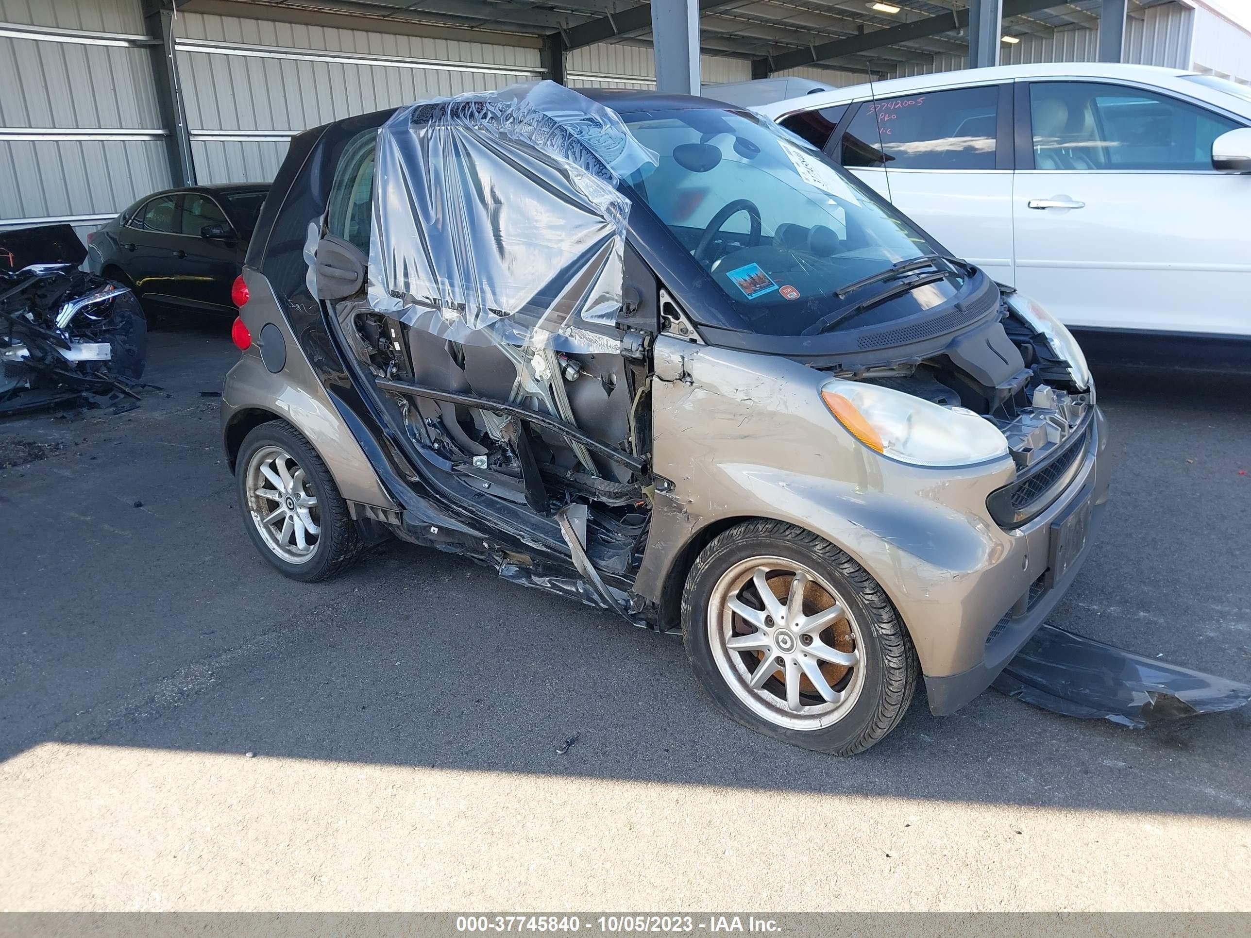 SMART FORTWO 2009 wmeej31x49k249601