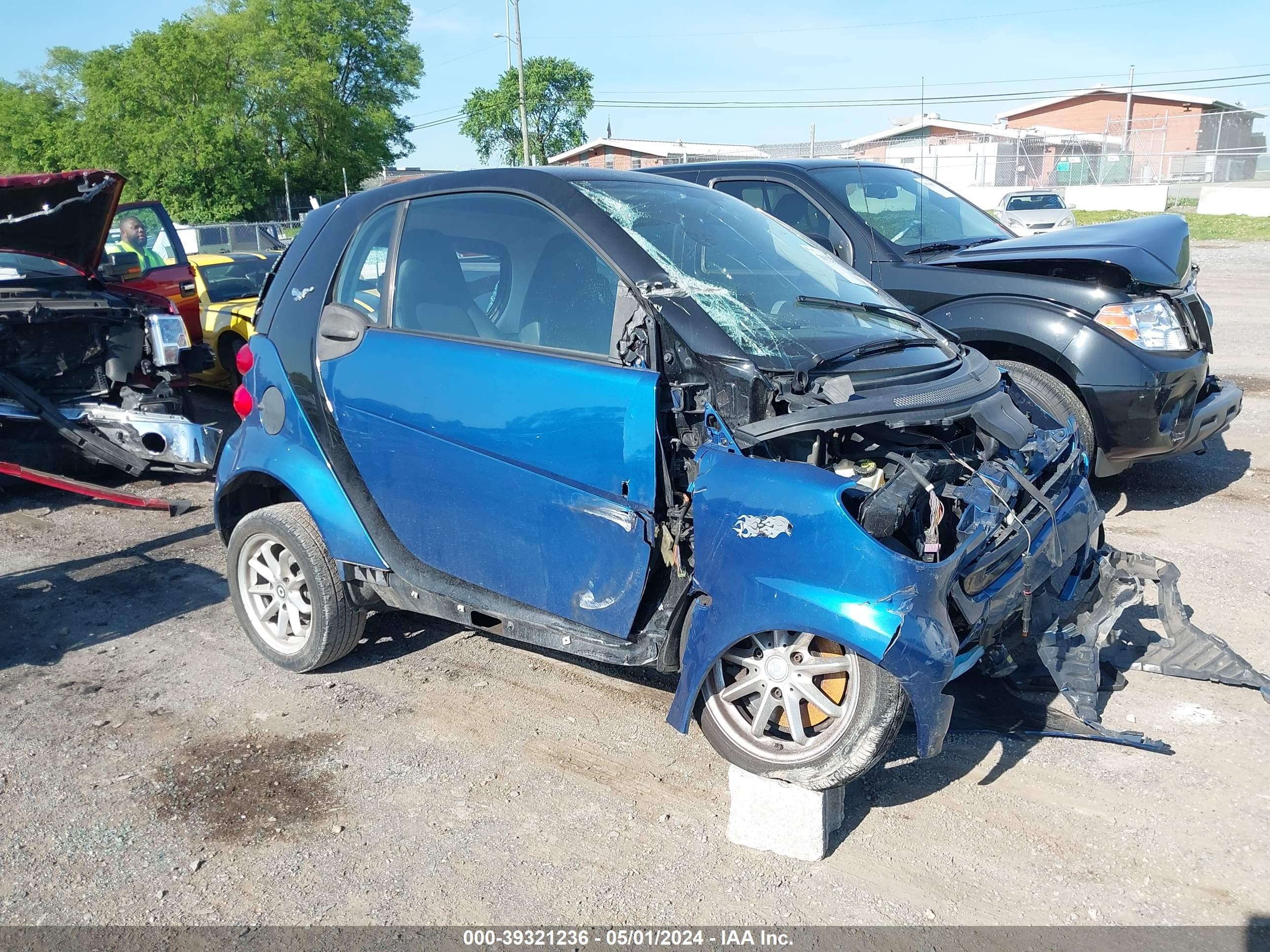 SMART FORTWO 2009 wmeej31x59k271350