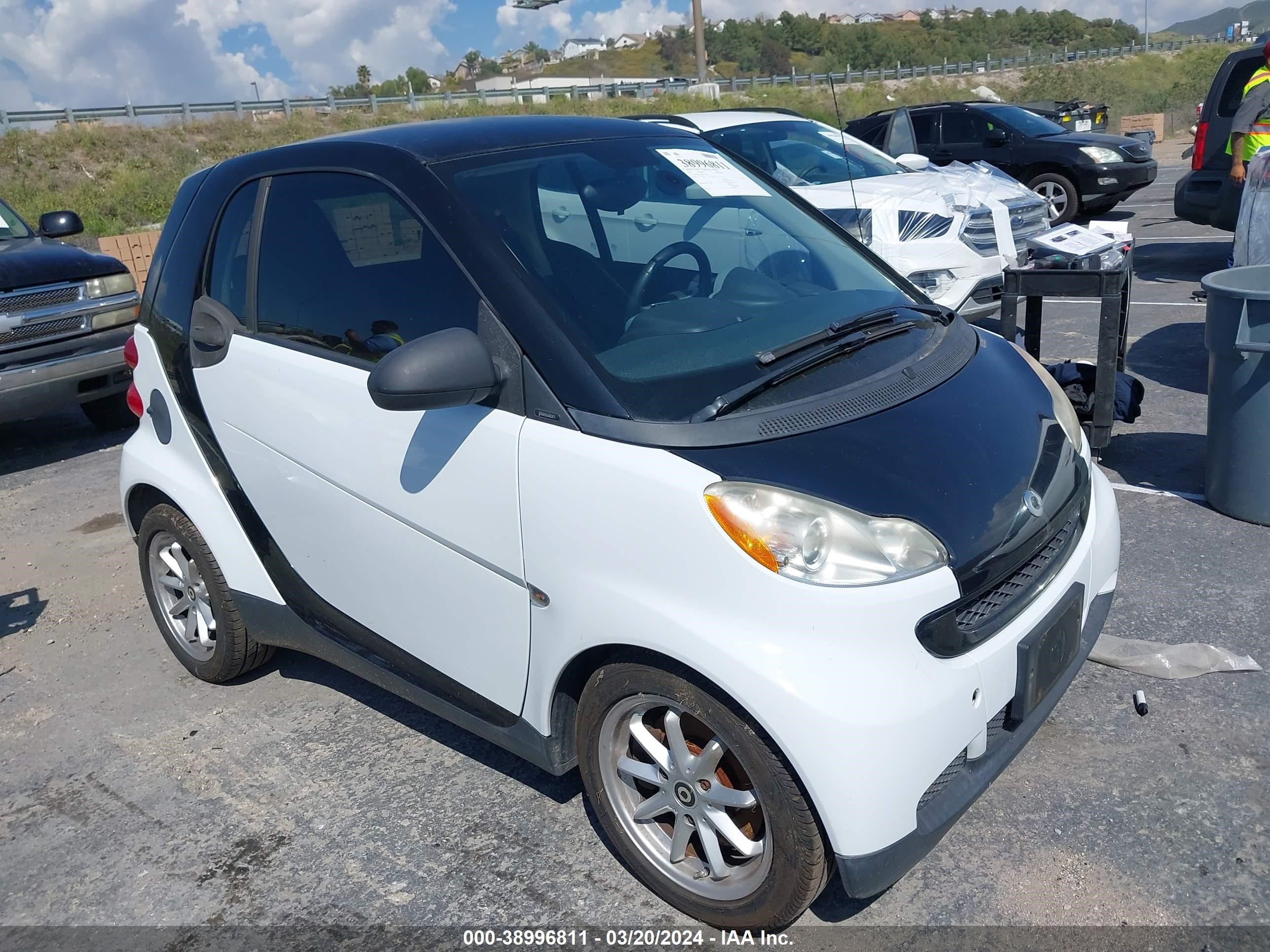 SMART FORTWO 2009 wmeej31x69k252967