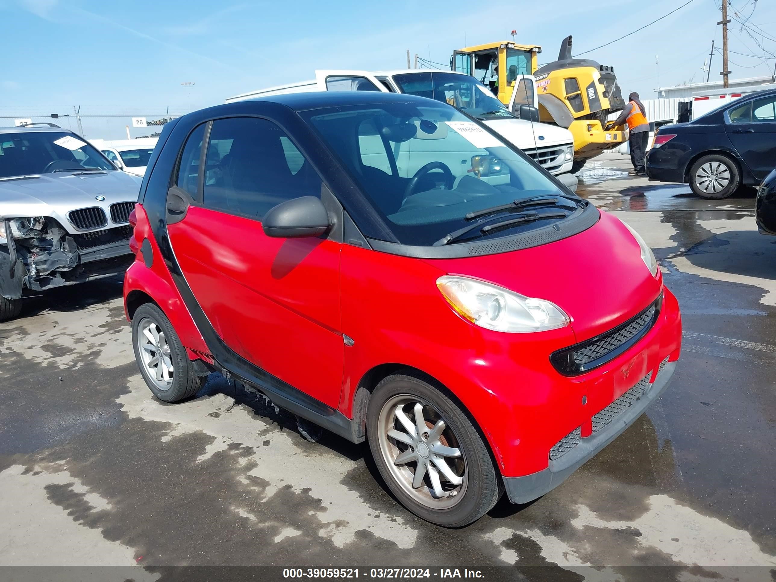 SMART FORTWO 2009 wmeej31x69k261815