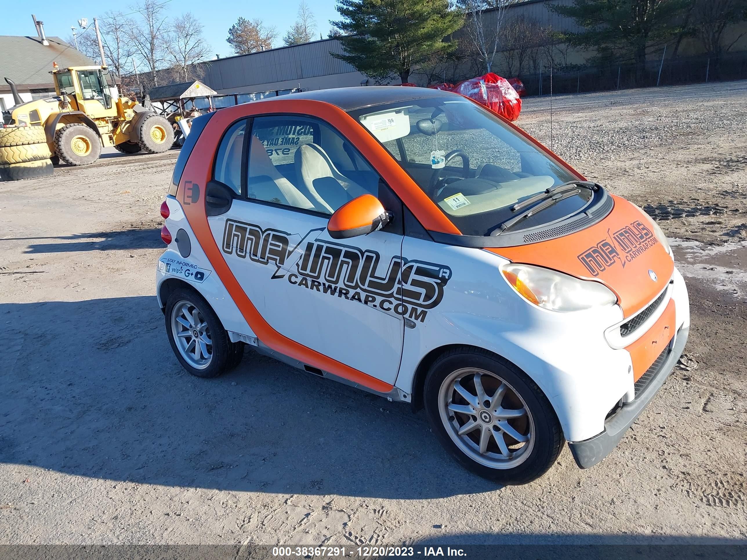 SMART FORTWO 2008 wmeej31x78k114093