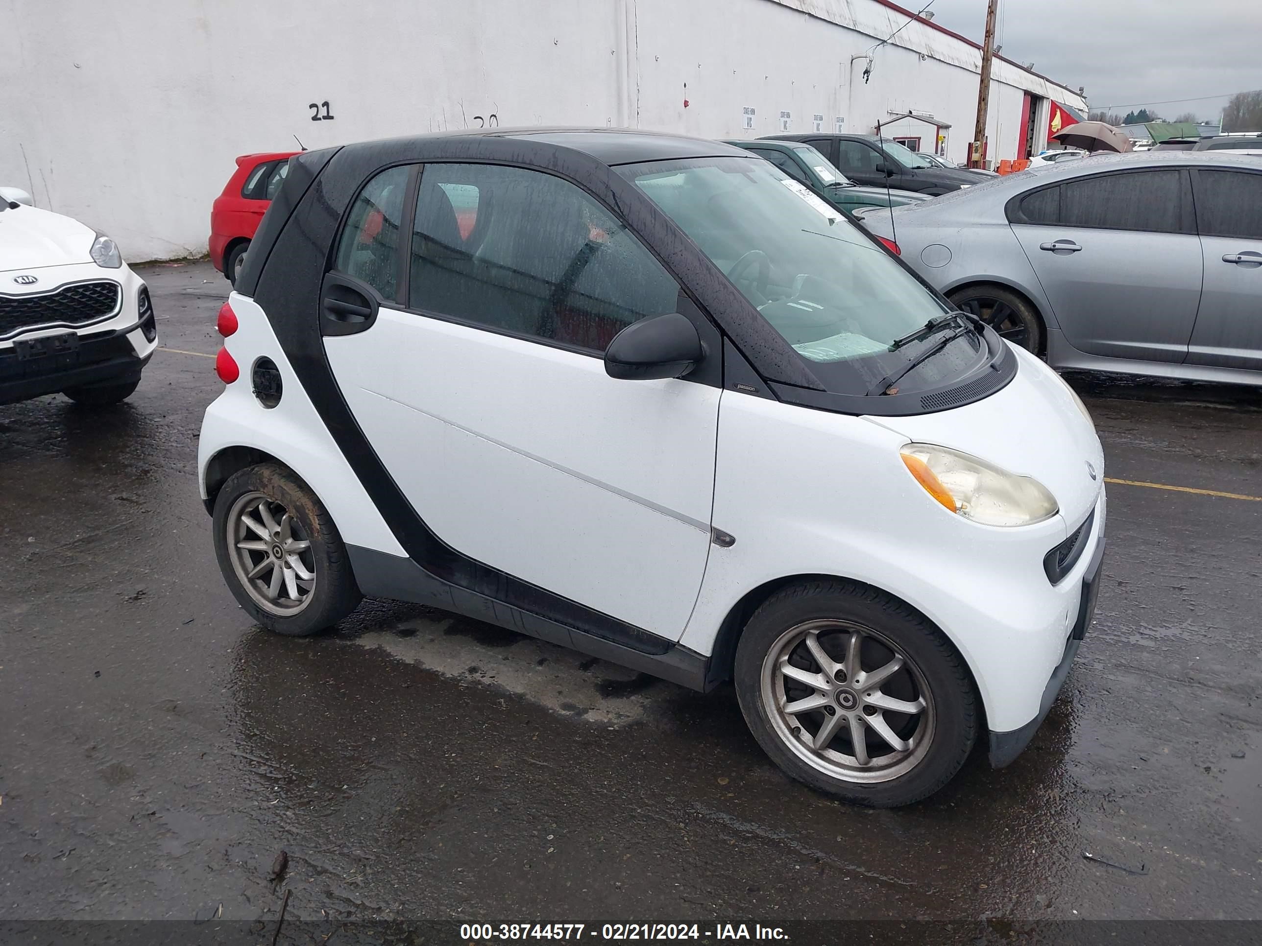 SMART FORTWO 2009 wmeej31x79a218567