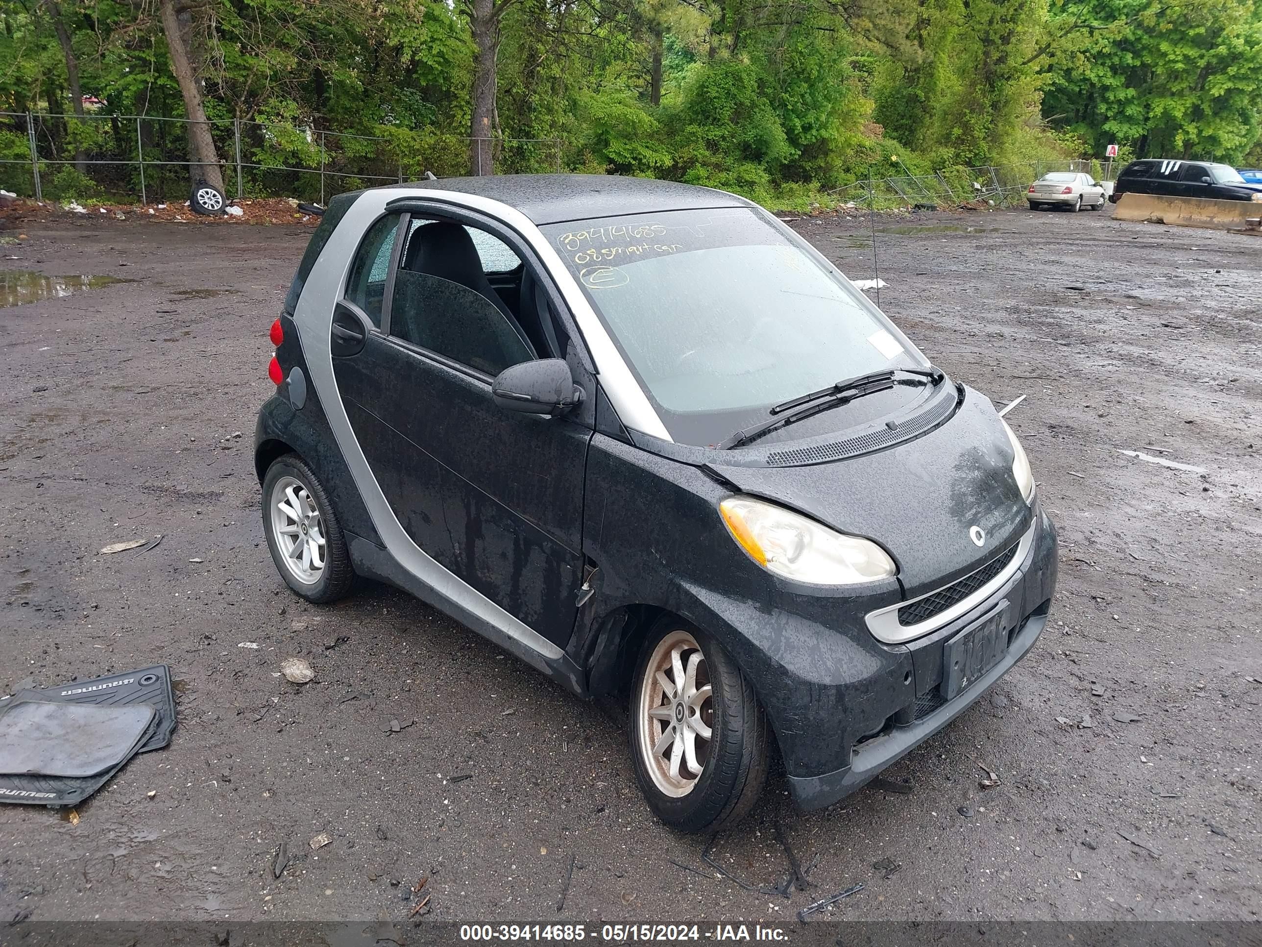 SMART FORTWO 2008 wmeej31x88k145529