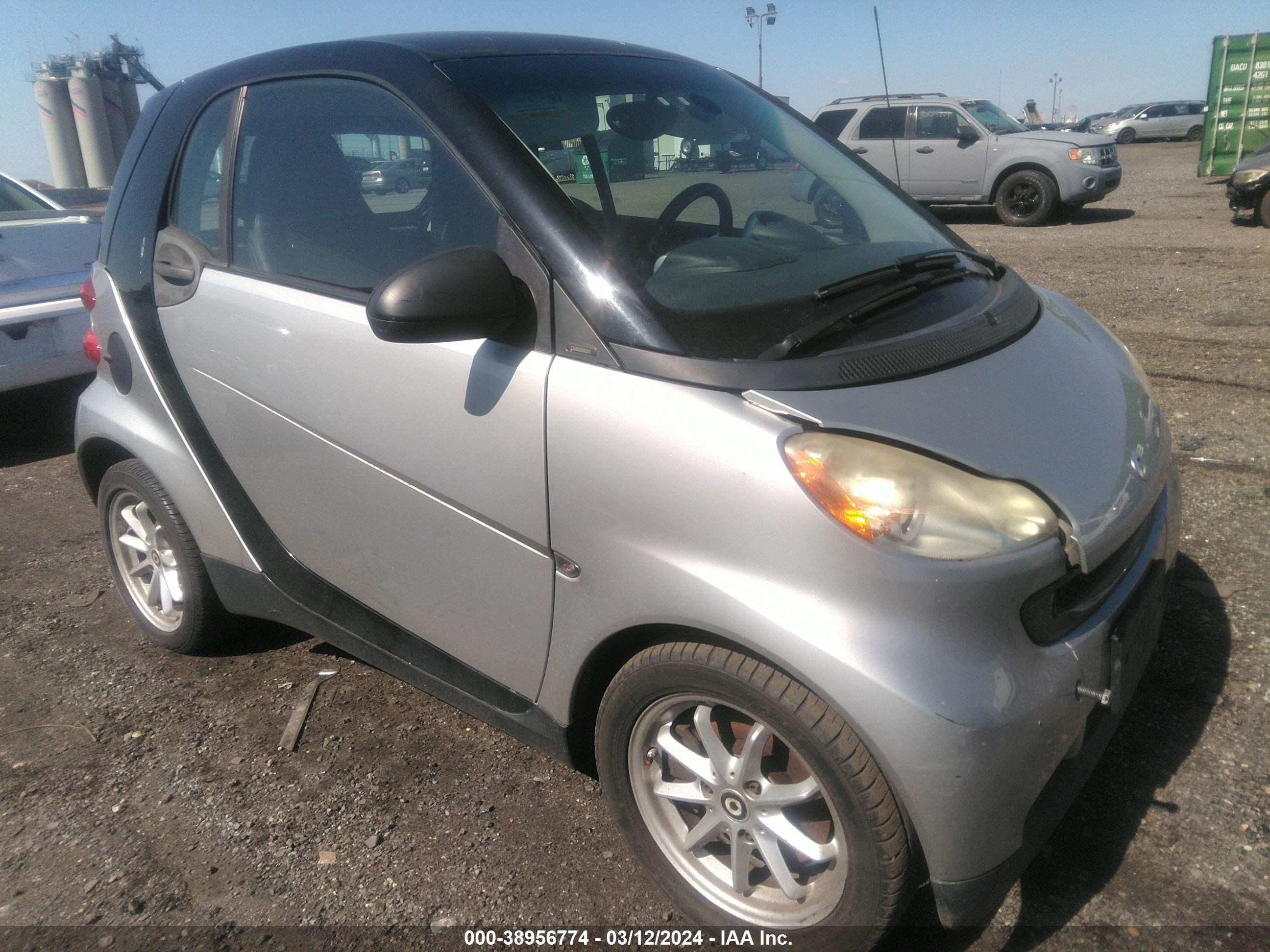 SMART FORTWO 2009 wmeej31x89k220151