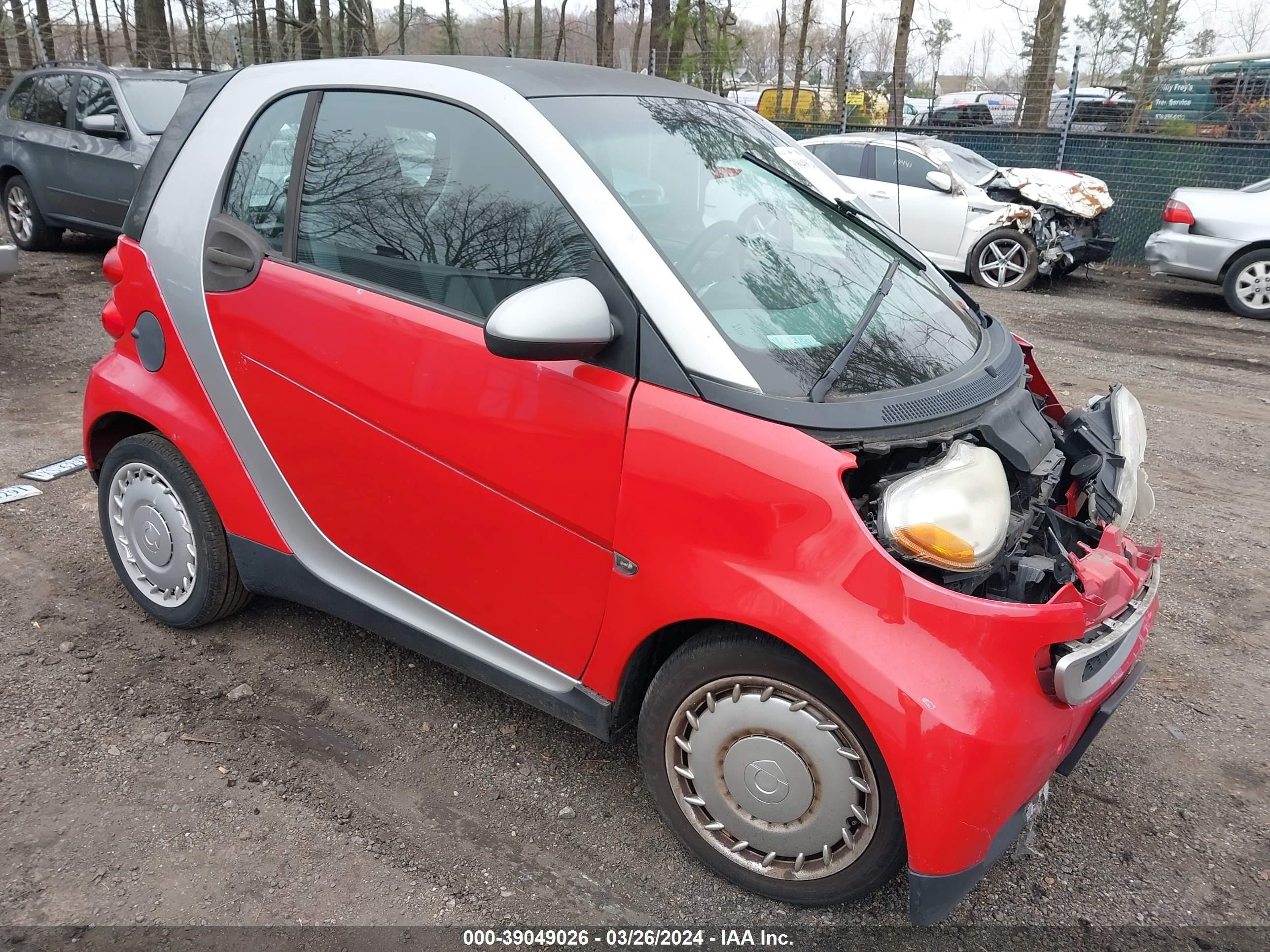 SMART FORTWO 2009 wmeej31xx9k313186