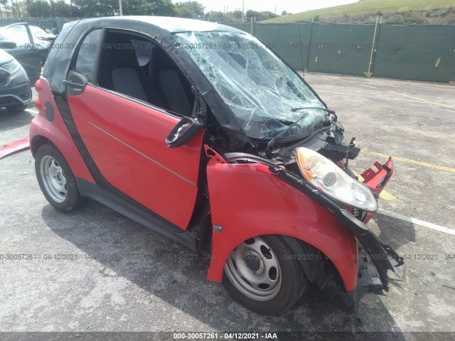 SMART FORTWO 2013 wmeej3ba0dk624693