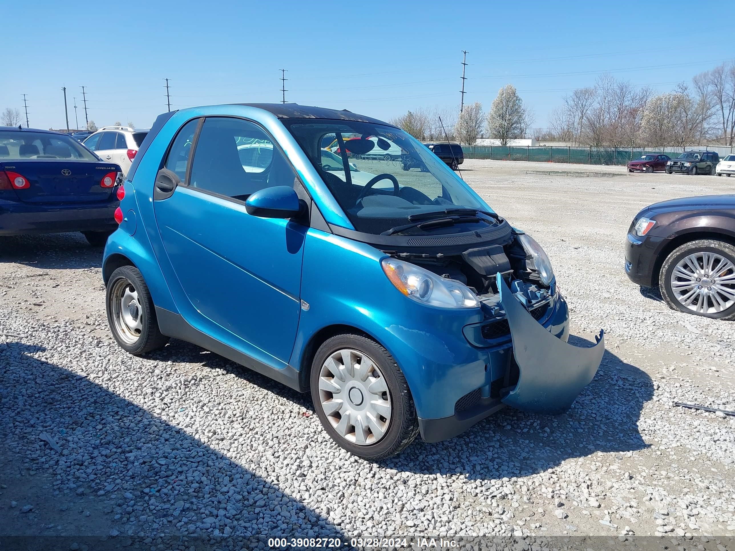 SMART FORTWO 2012 wmeej3ba5ck567728