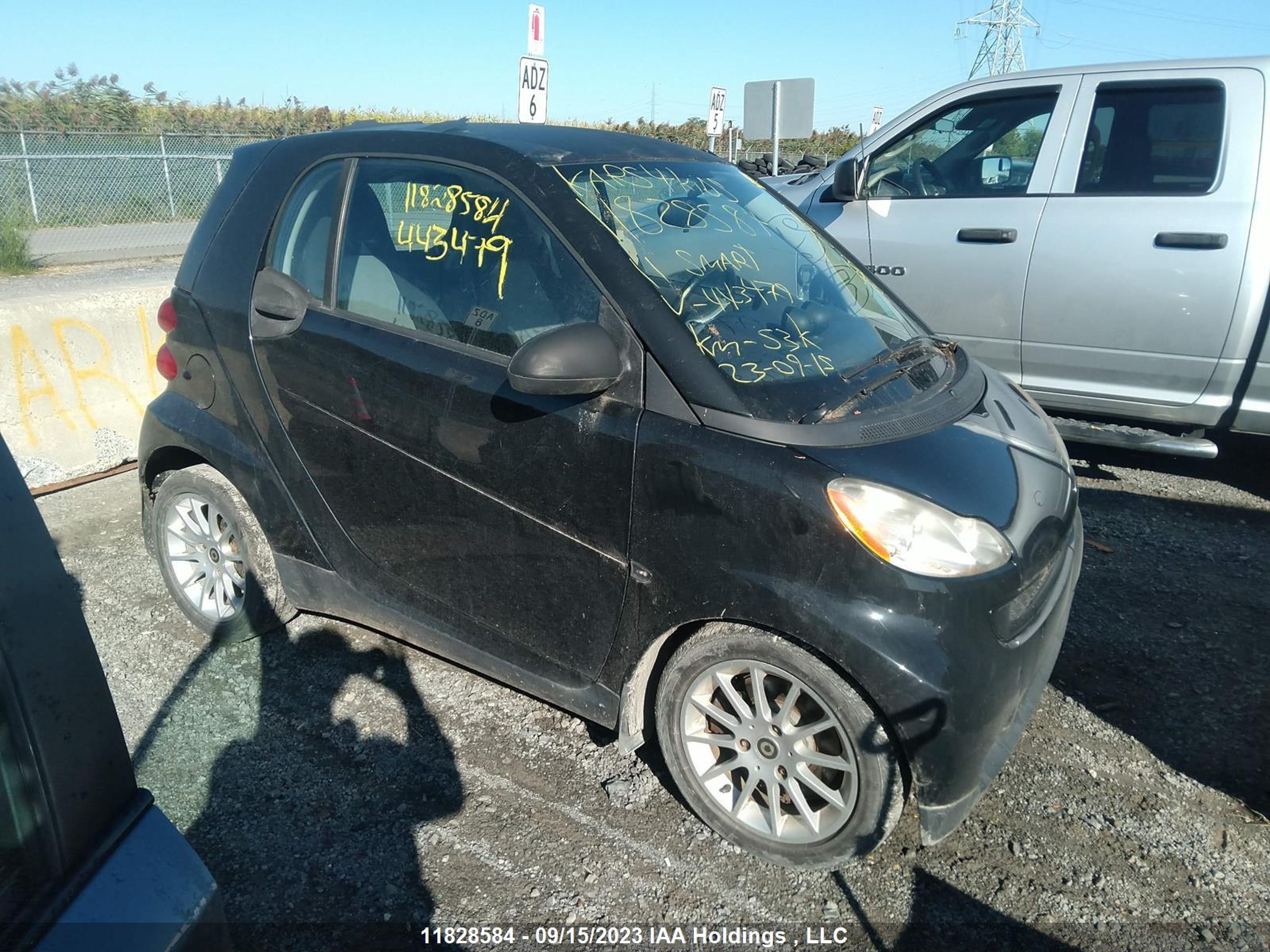 SMART FORTWO 2011 wmeej3ba6bk443479