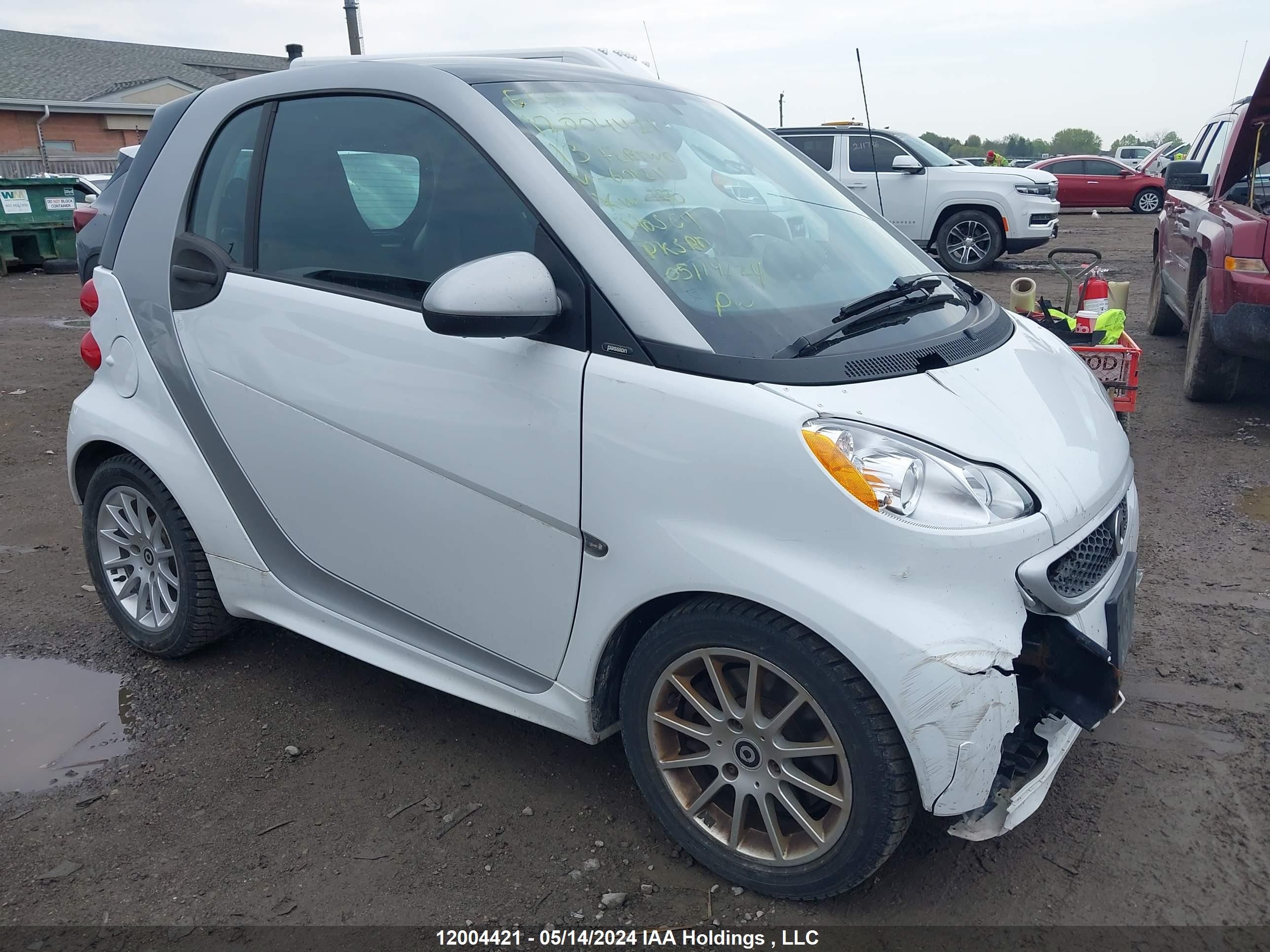 SMART FORTWO 2013 wmeej3ba6dk601211