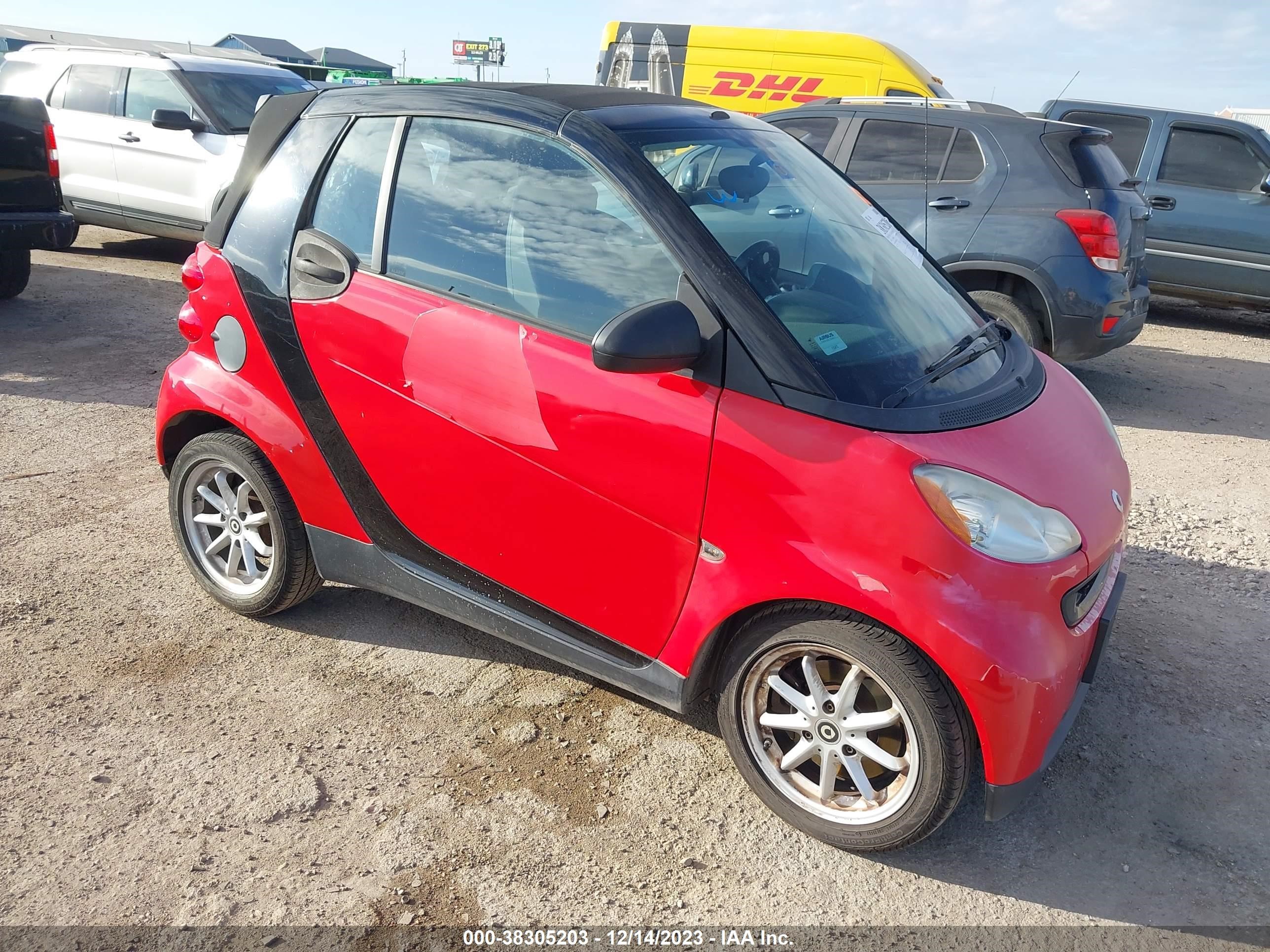 SMART FORTWO 2009 wmeek31x09k240701