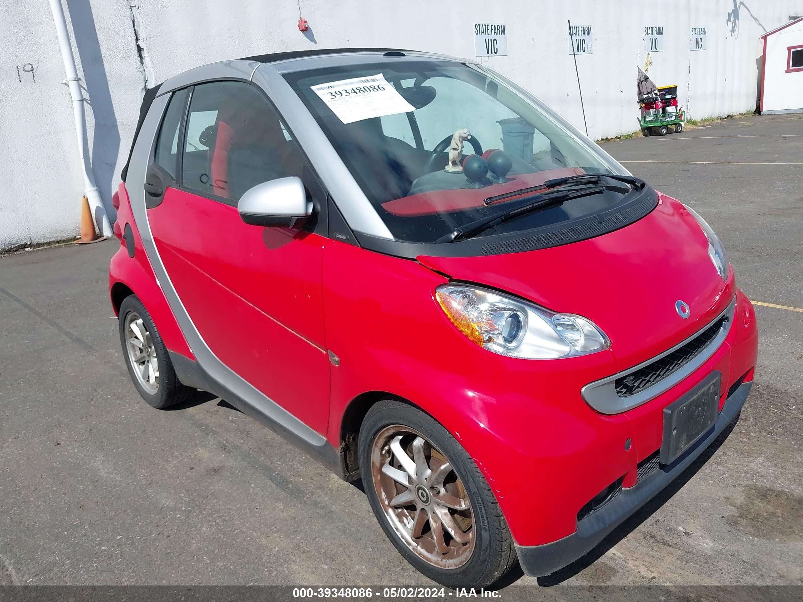 SMART FORTWO 2009 wmeek31x19k257460