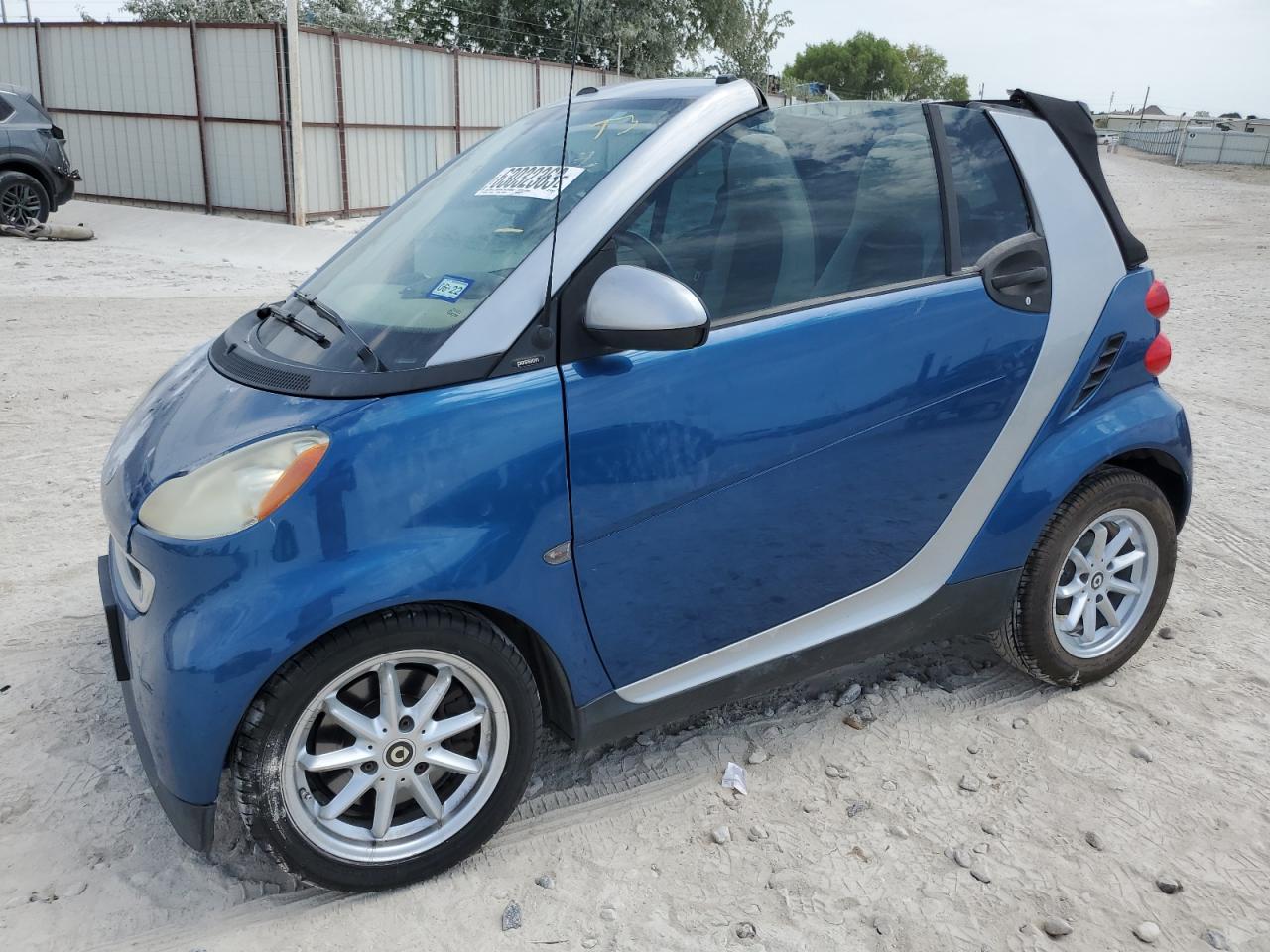 SMART FORTWO 2008 wmeek31x28k190771