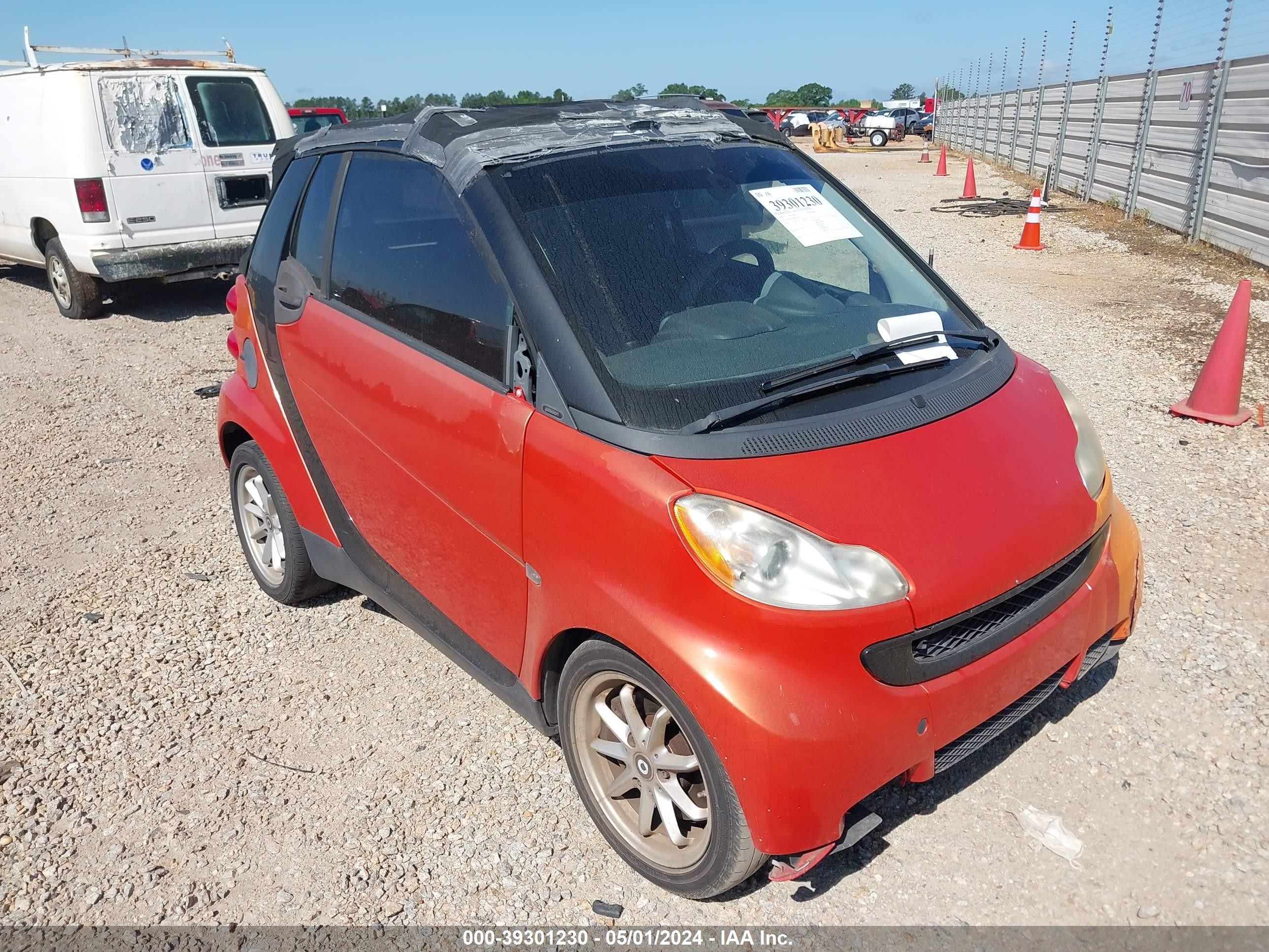 SMART FORTWO 2008 wmeek31x48k154130