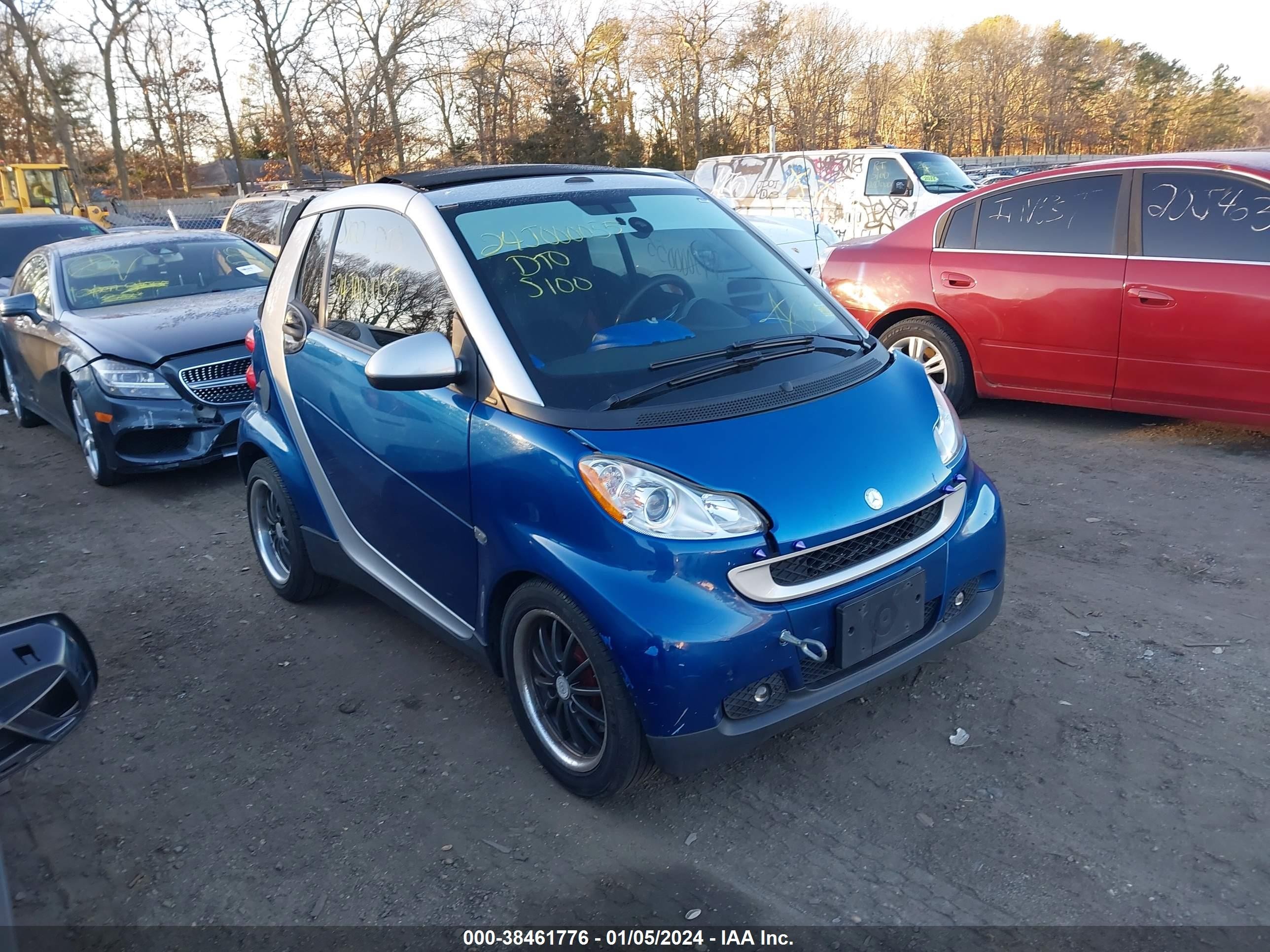 SMART FORTWO 2008 wmeek31x48k167864