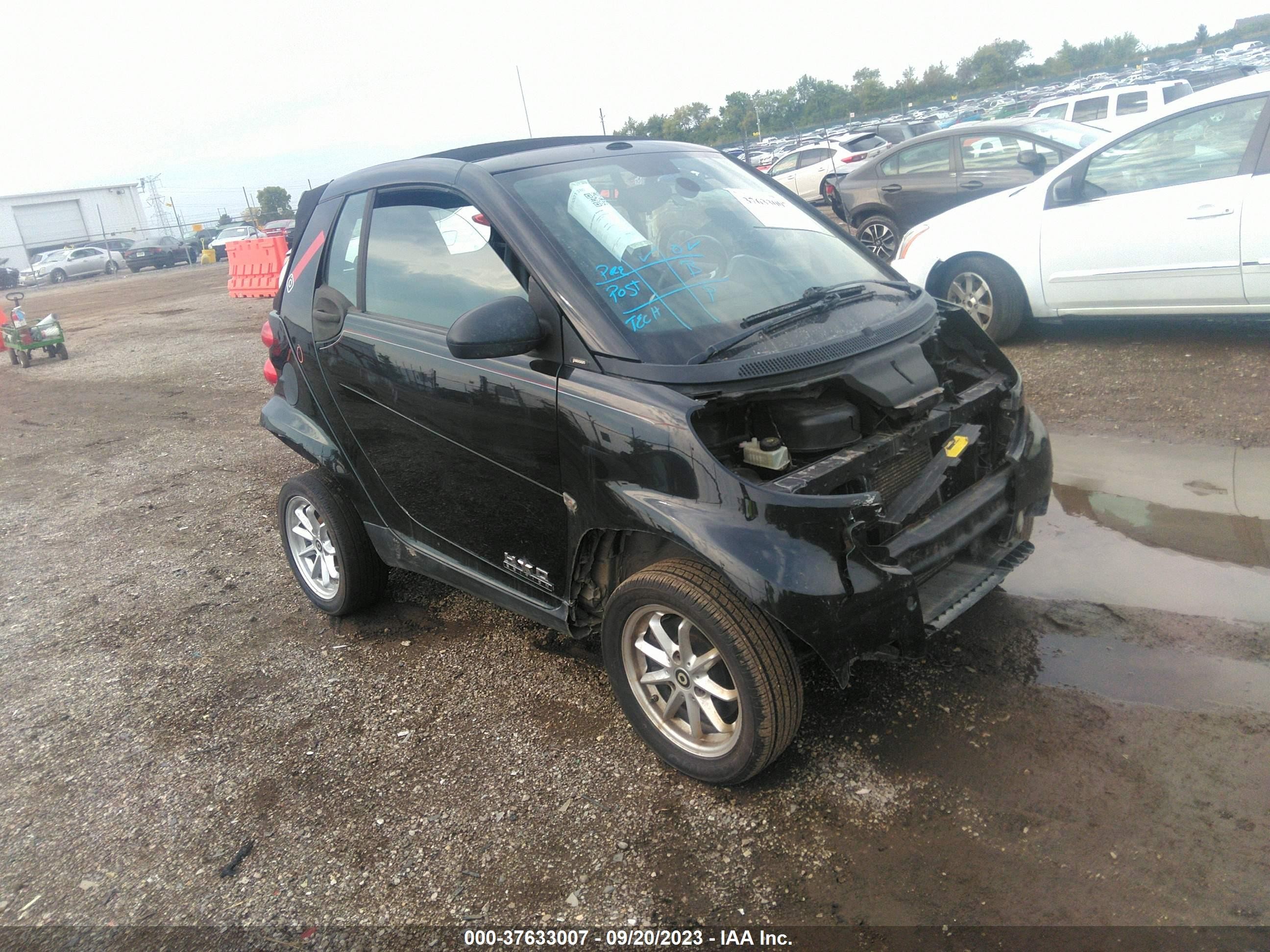 SMART FORTWO 2008 wmeek31x88k206102