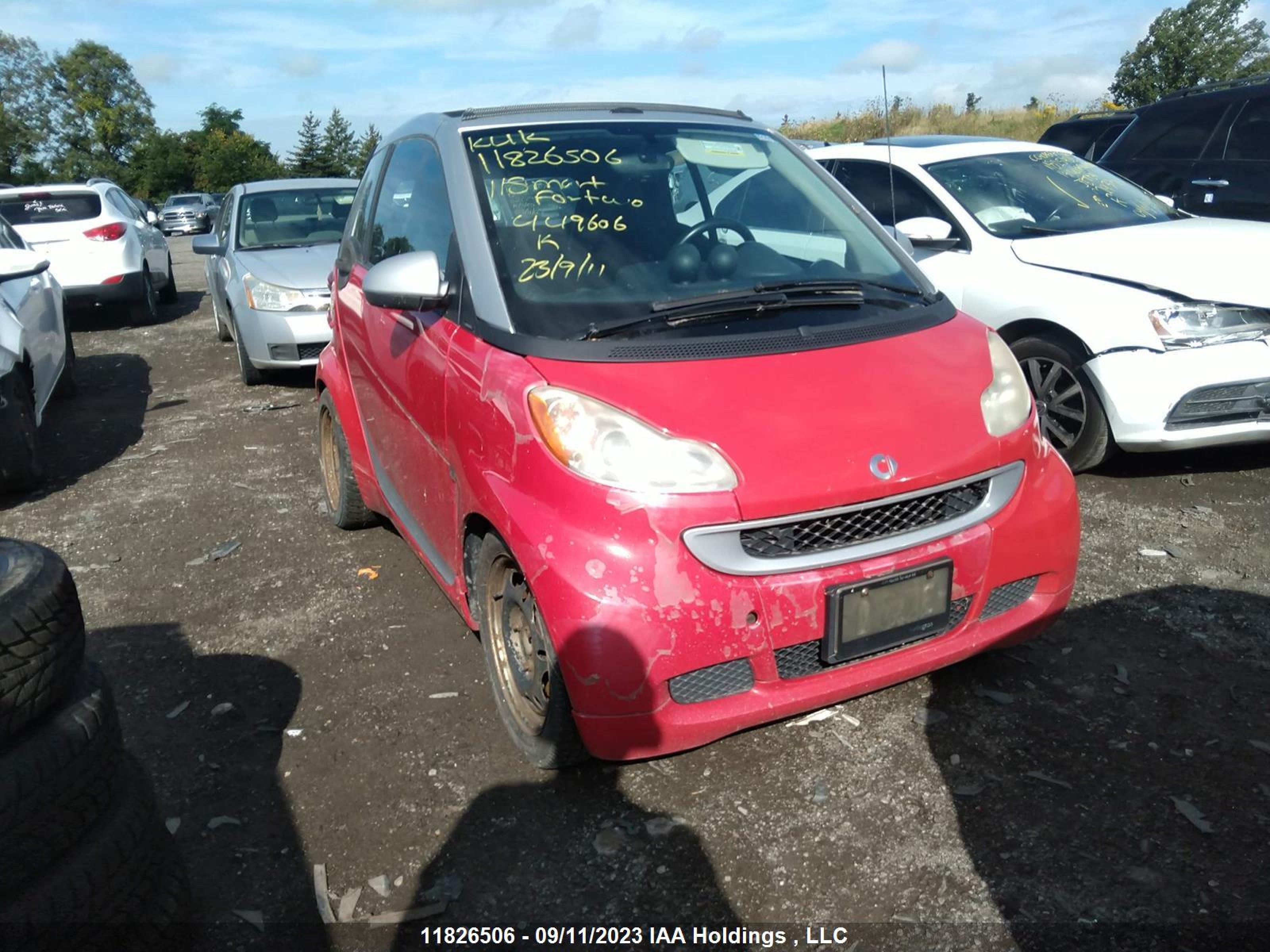 SMART FORTWO 2011 wmeek3baxbk449606