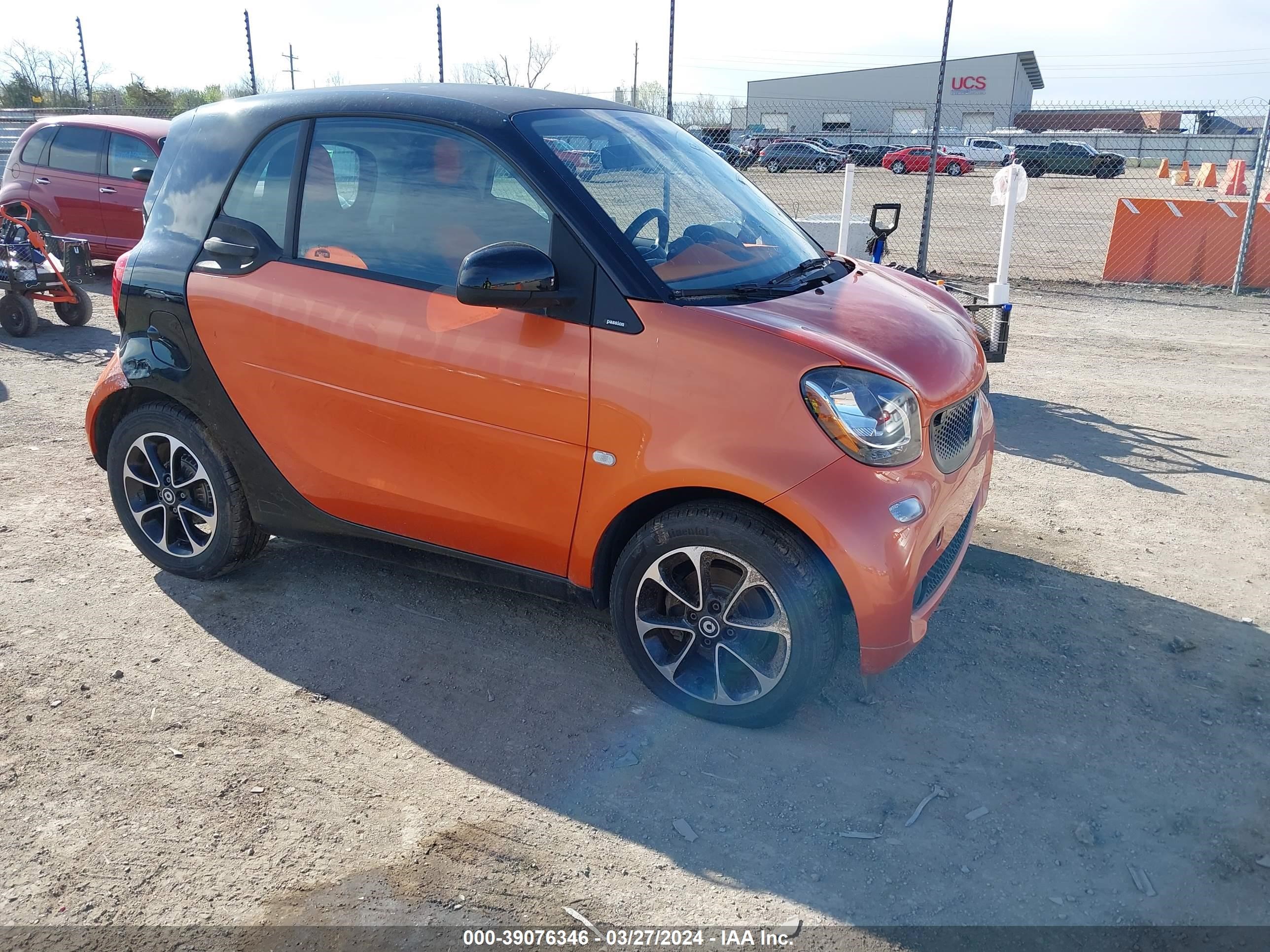 SMART FORTWO 2016 wmefj5daxgk057796