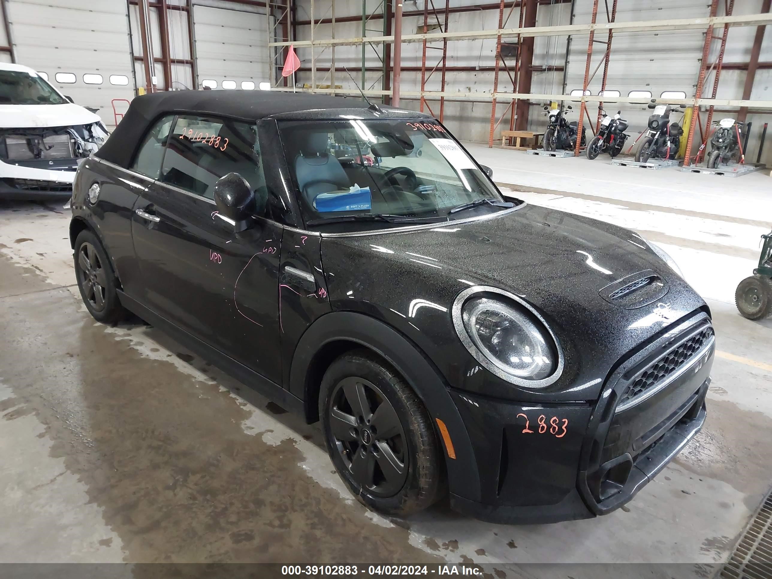 MINI CONVERTIBLE 2022 wmw43dl04n3n48372