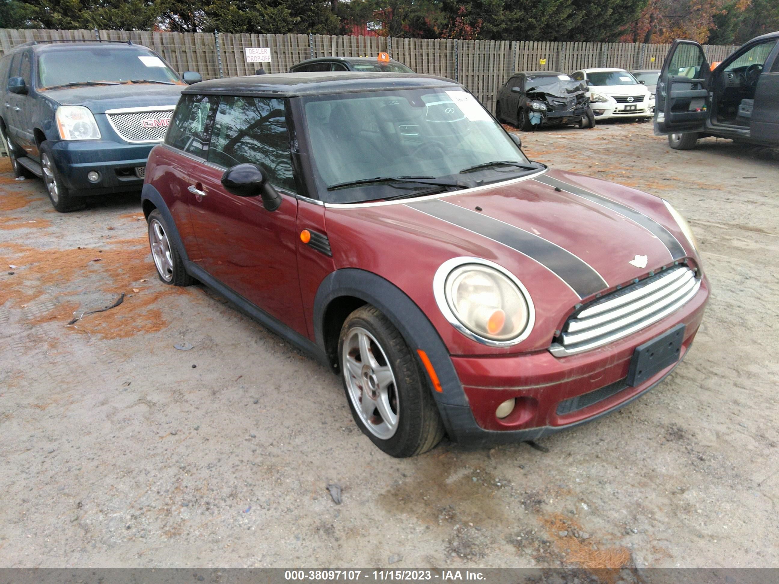 MINI COOPER 2009 wmwmf33519tu74007