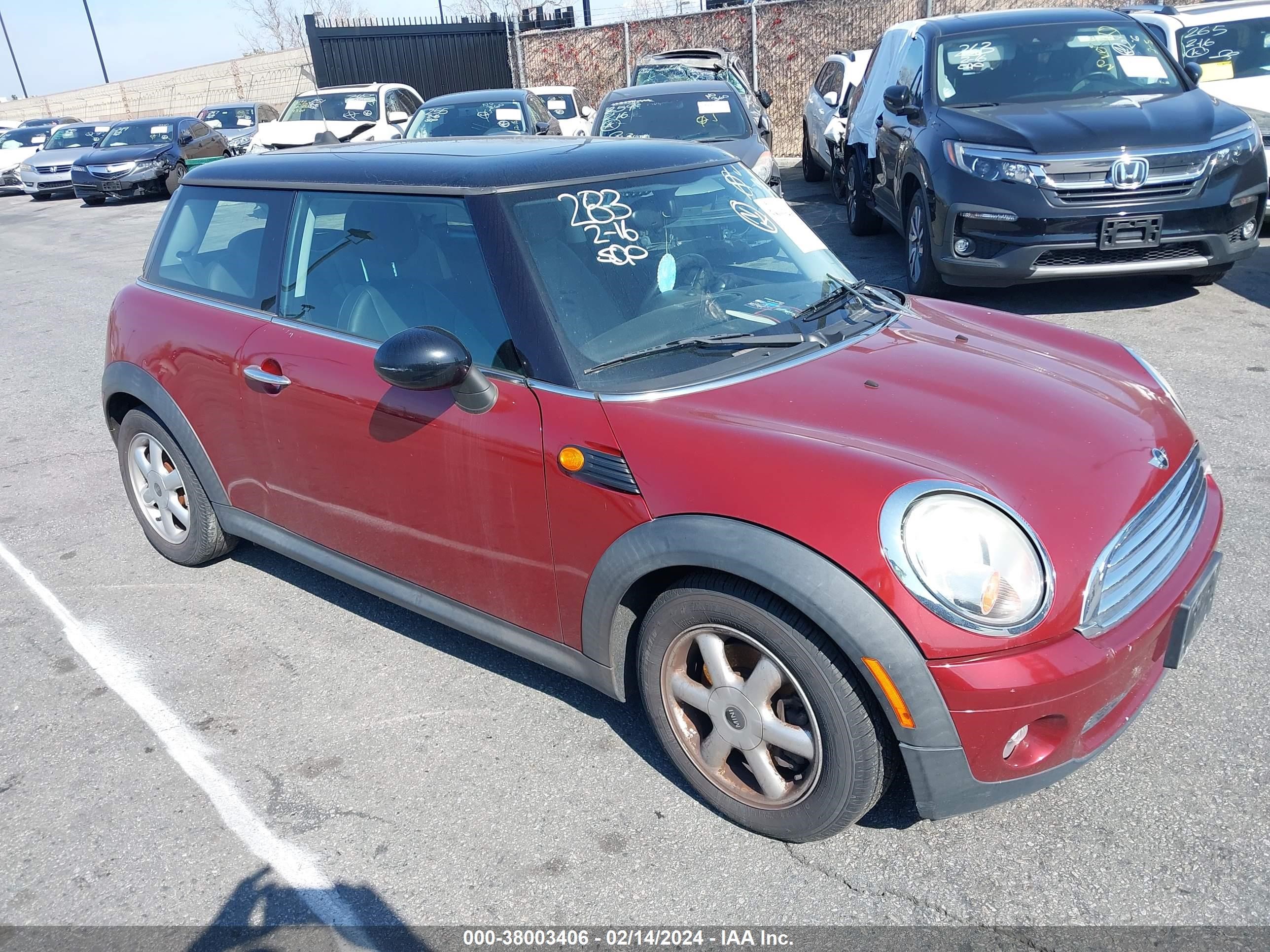 MINI COOPER 2009 wmwmf33589tw76942