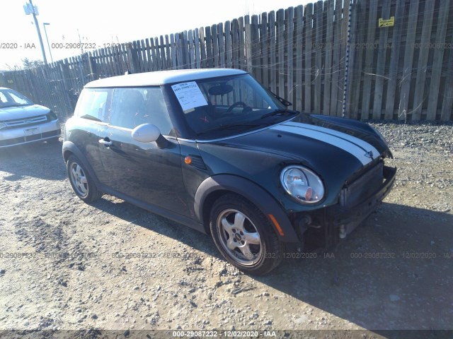 MINI COOPER HARDTOP 2010 wmwmf3c53atz21473