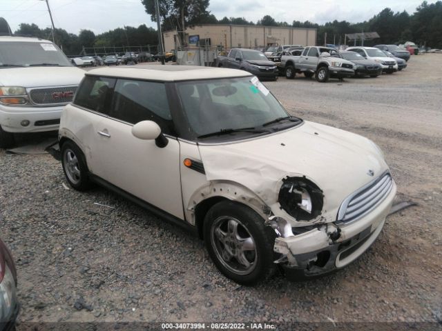 MINI COOPER HARDTOP 2010 wmwmf3c55atz22205