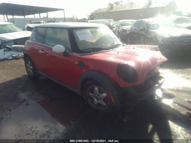 MINI COOPER HARDTOP 2010 wmwmf3c5xatz21440