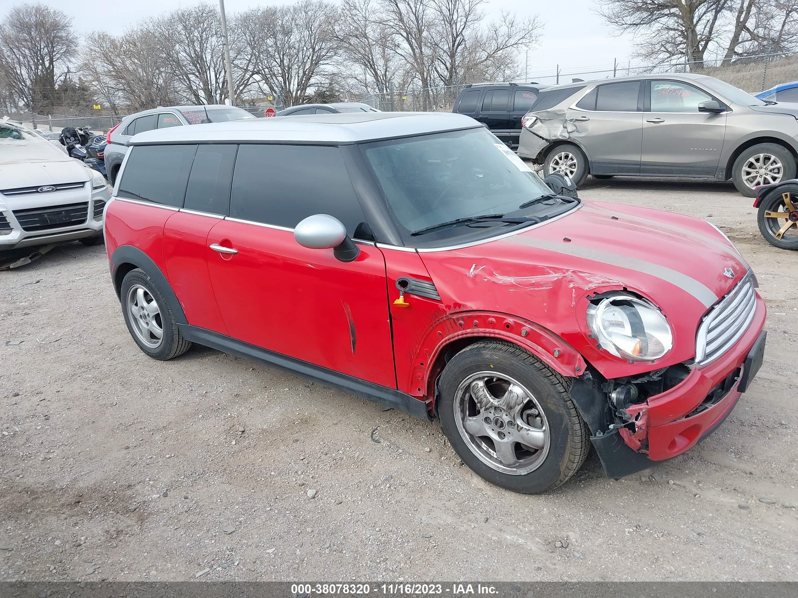 MINI CLUBMAN 2009 wmwml33509tn68808