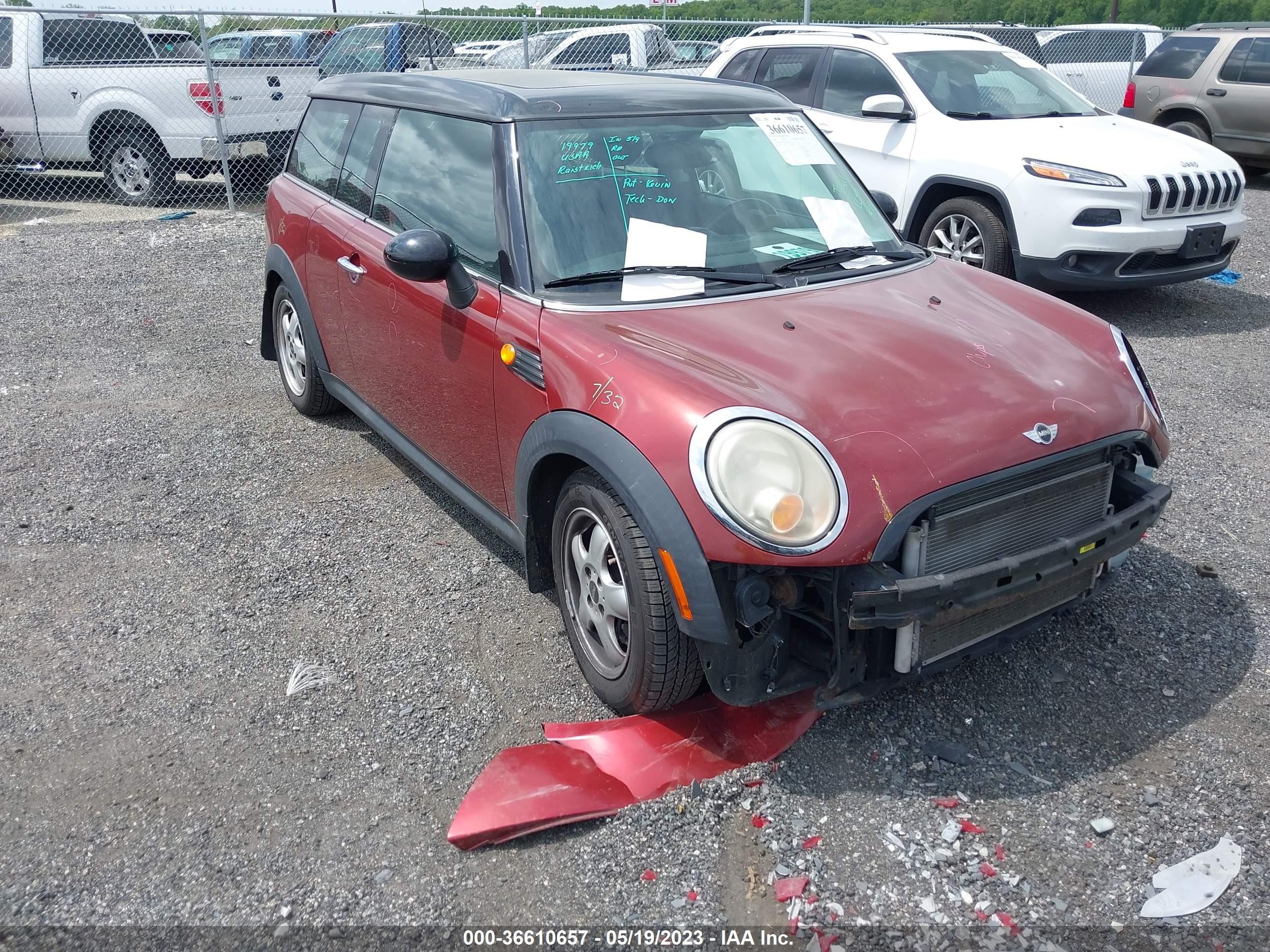 MINI CLUBMAN 2008 wmwml33518tj46478