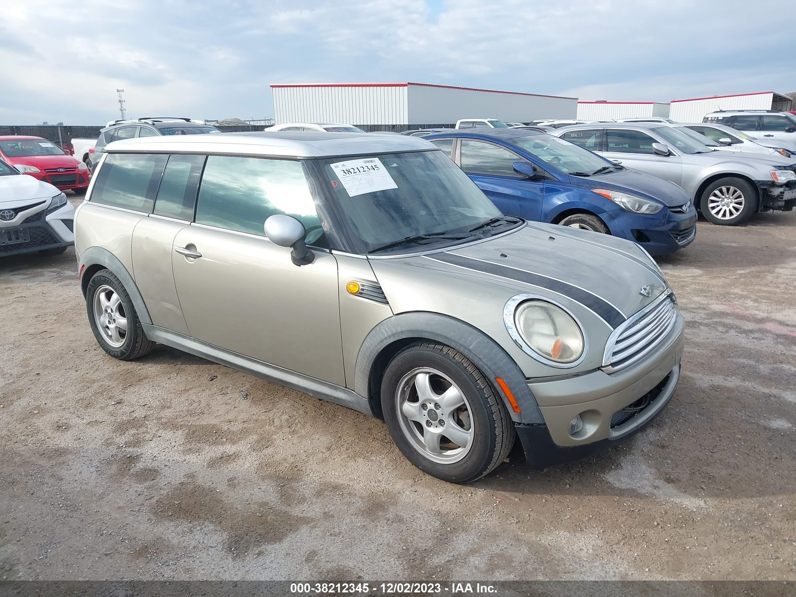 MINI CLUBMAN 2009 wmwml33519tx34091