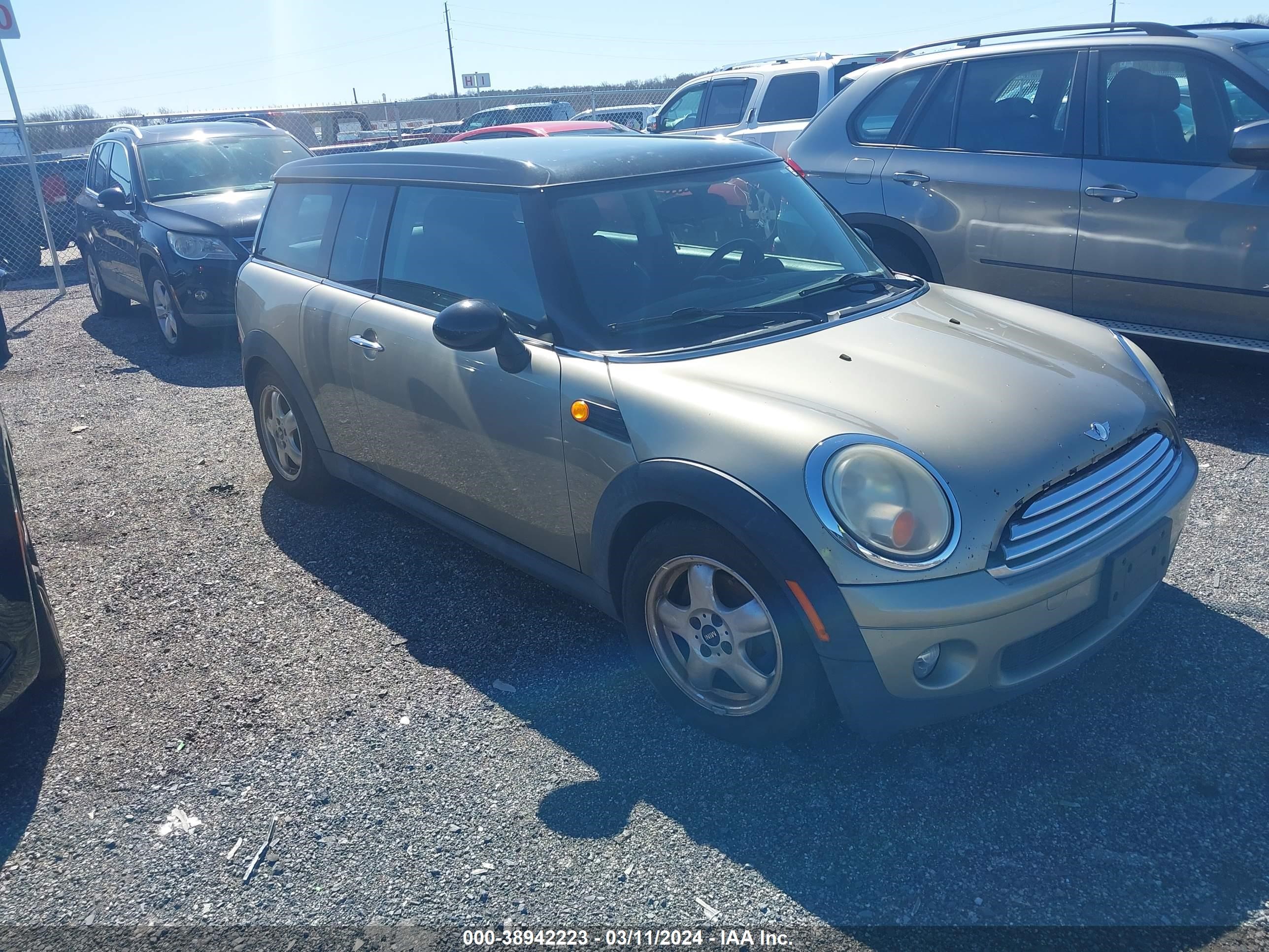 MINI CLUBMAN 2008 wmwml33588tj47241