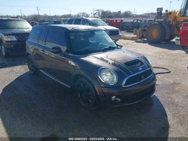 MINI COOPER S CLUBMAN 2010 wmwmm3c57atz33339