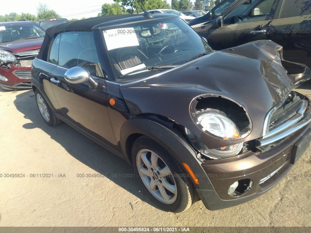 MINI COOPER CONVERTIBLE 2010 wmwmr3c50atu98522