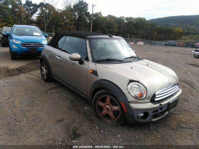 MINI COOPER CONVERTIBLE 2010 wmwmr3c51atu97718