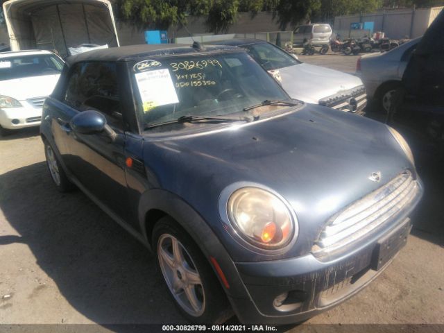 MINI COOPER CONVERTIBLE 2010 wmwmr3c51atu97735