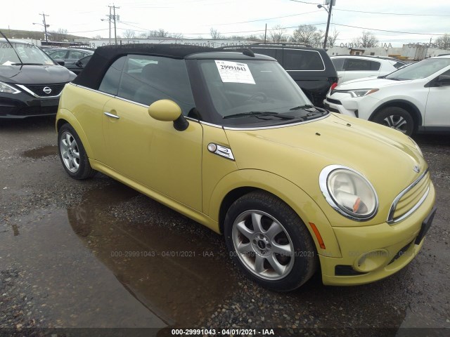 MINI COOPER CONVERTIBLE 2010 wmwmr3c51atu98254