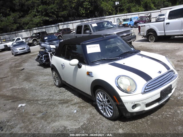 MINI COOPER CONVERTIBLE 2010 wmwmr3c51atu98609