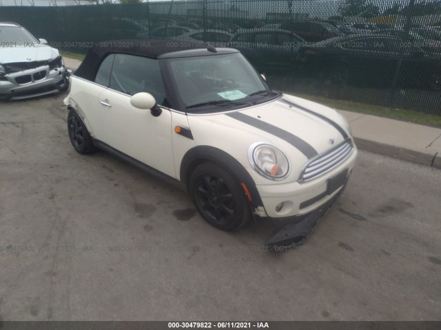 MINI COOPER CONVERTIBLE 2010 wmwmr3c52atu98599