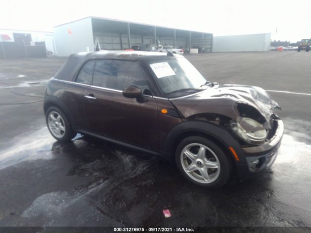 MINI COOPER CONVERTIBLE 2010 wmwmr3c53atu97204