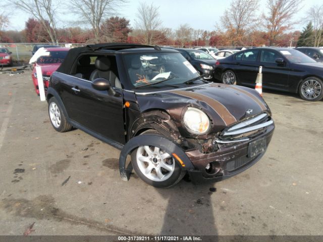 MINI COOPER CONVERTIBLE 2010 wmwmr3c53atu98384